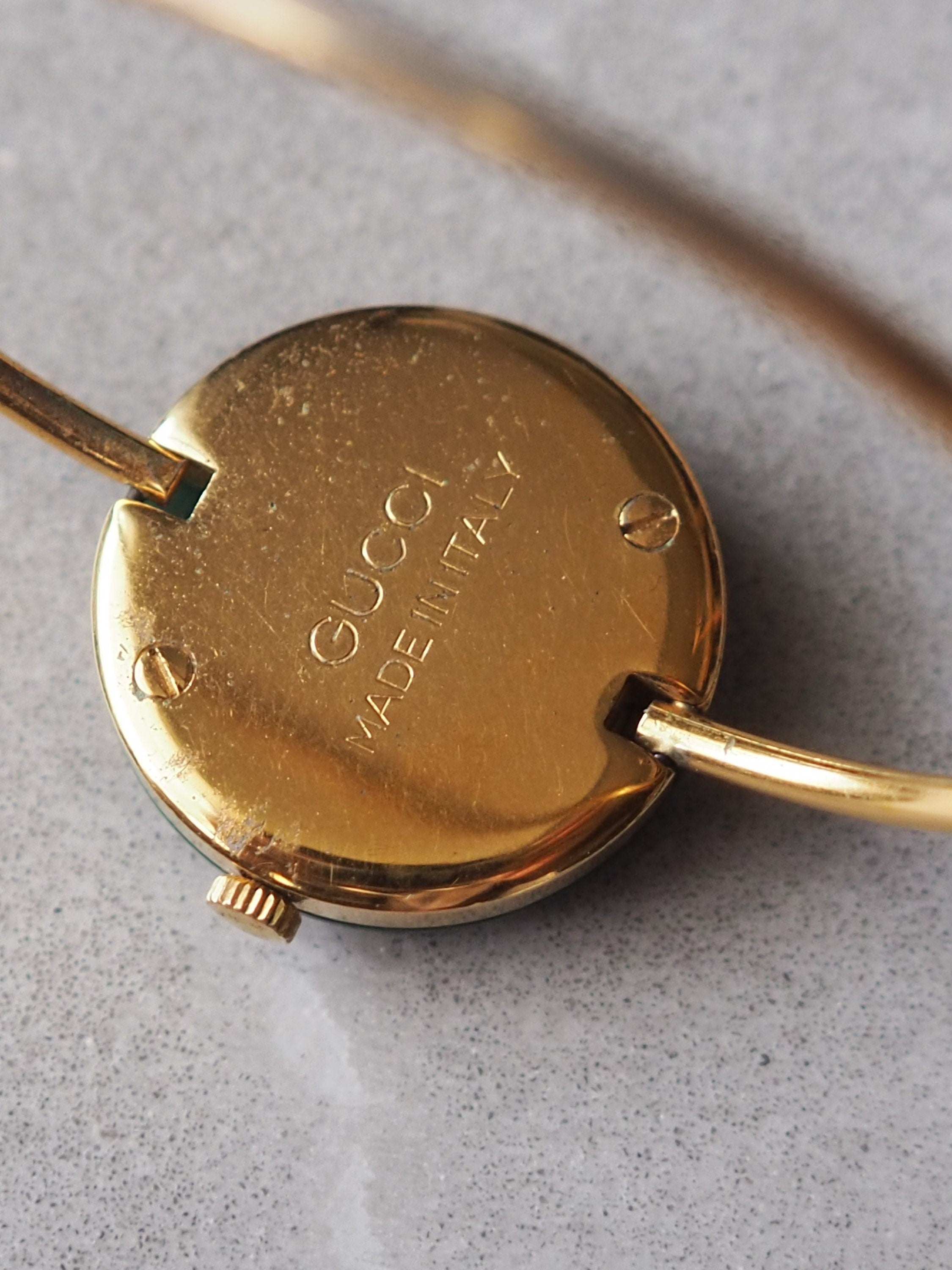 GUCCI Accessories Change Bezel 5 colors Bangle watch Wristwatch Gold