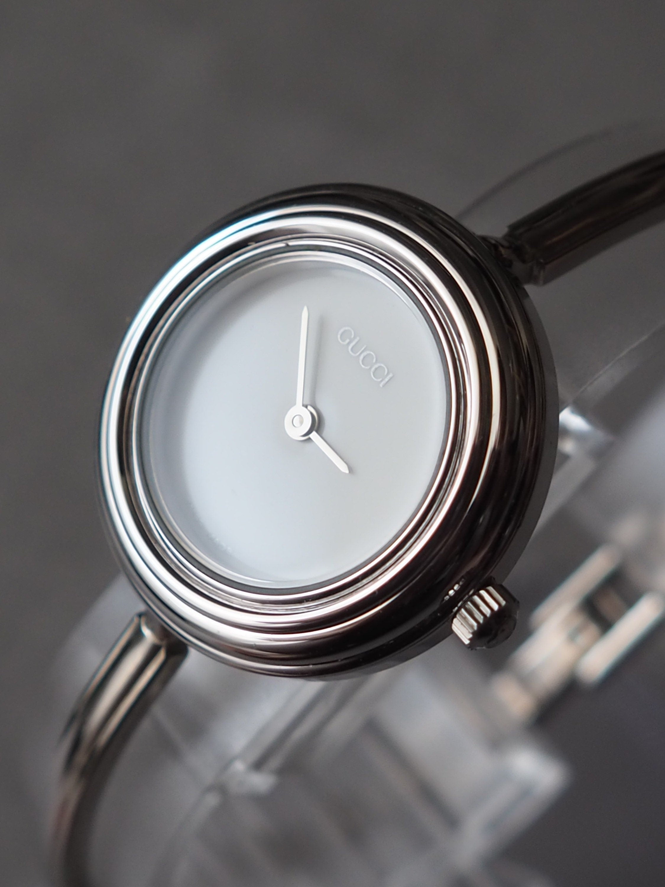 GUCCI Accessories Change Bezel 12 colors Bangle watch Wristwatch Silver