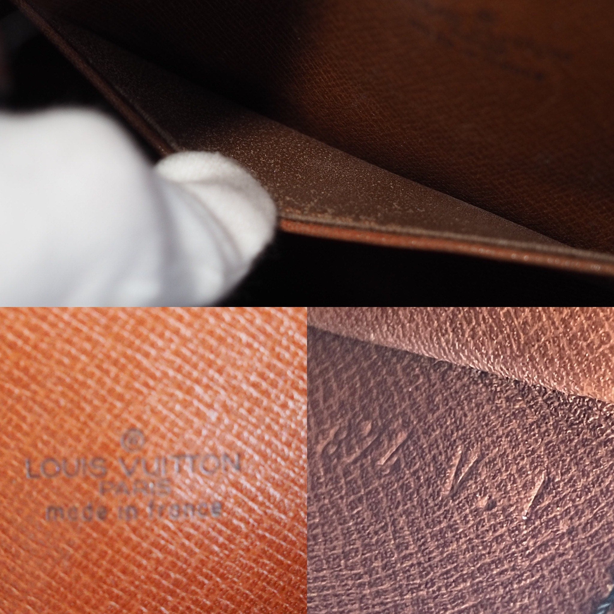 LOUIS VUITTON Monogram Saint Cloud PM Shoulder Bag lV Vintage Cross body Authentic