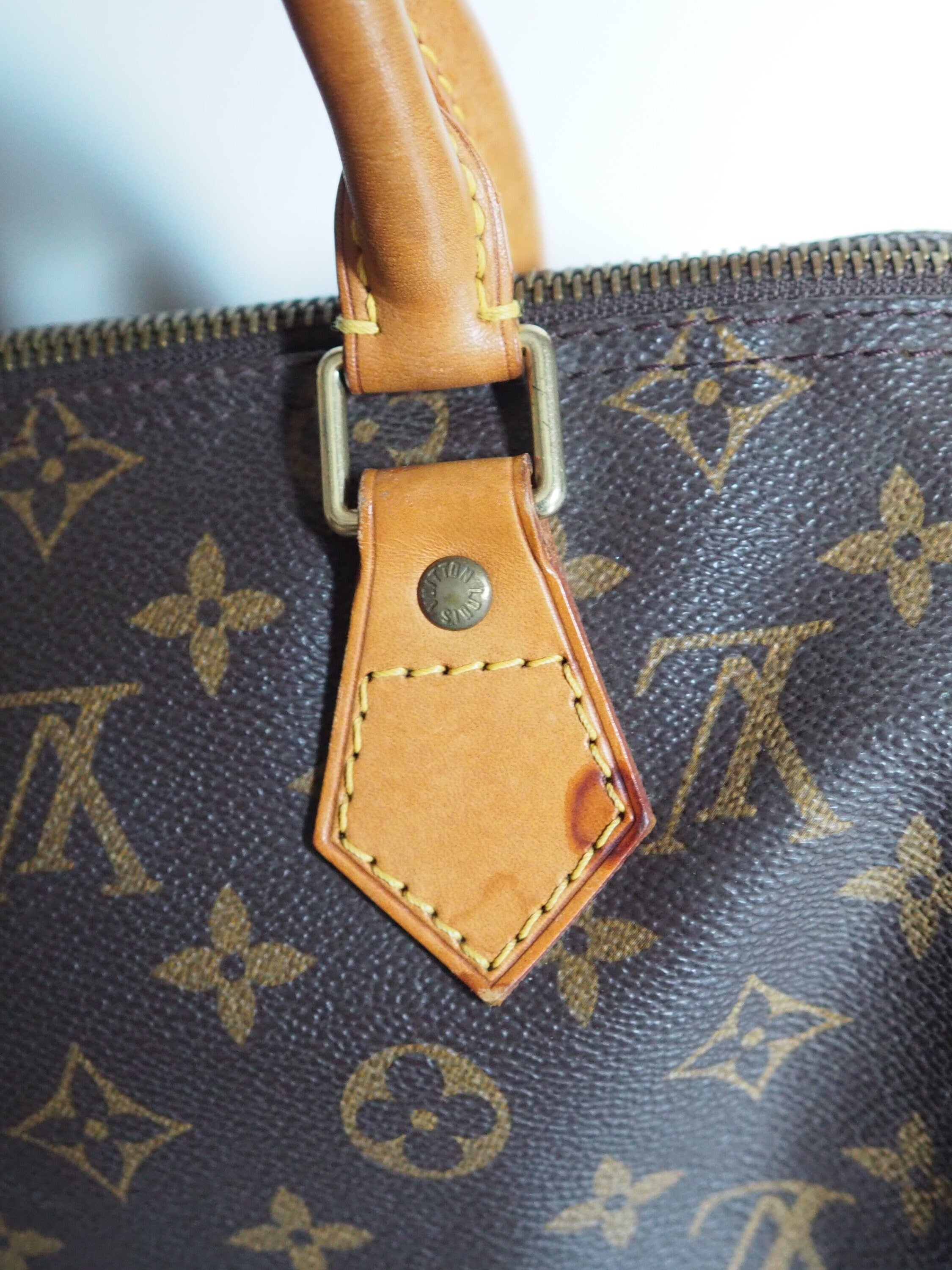 LOUIS VUITTON Speedy 25 Monogram Boston Hand Bag M41528 Purse Authentic