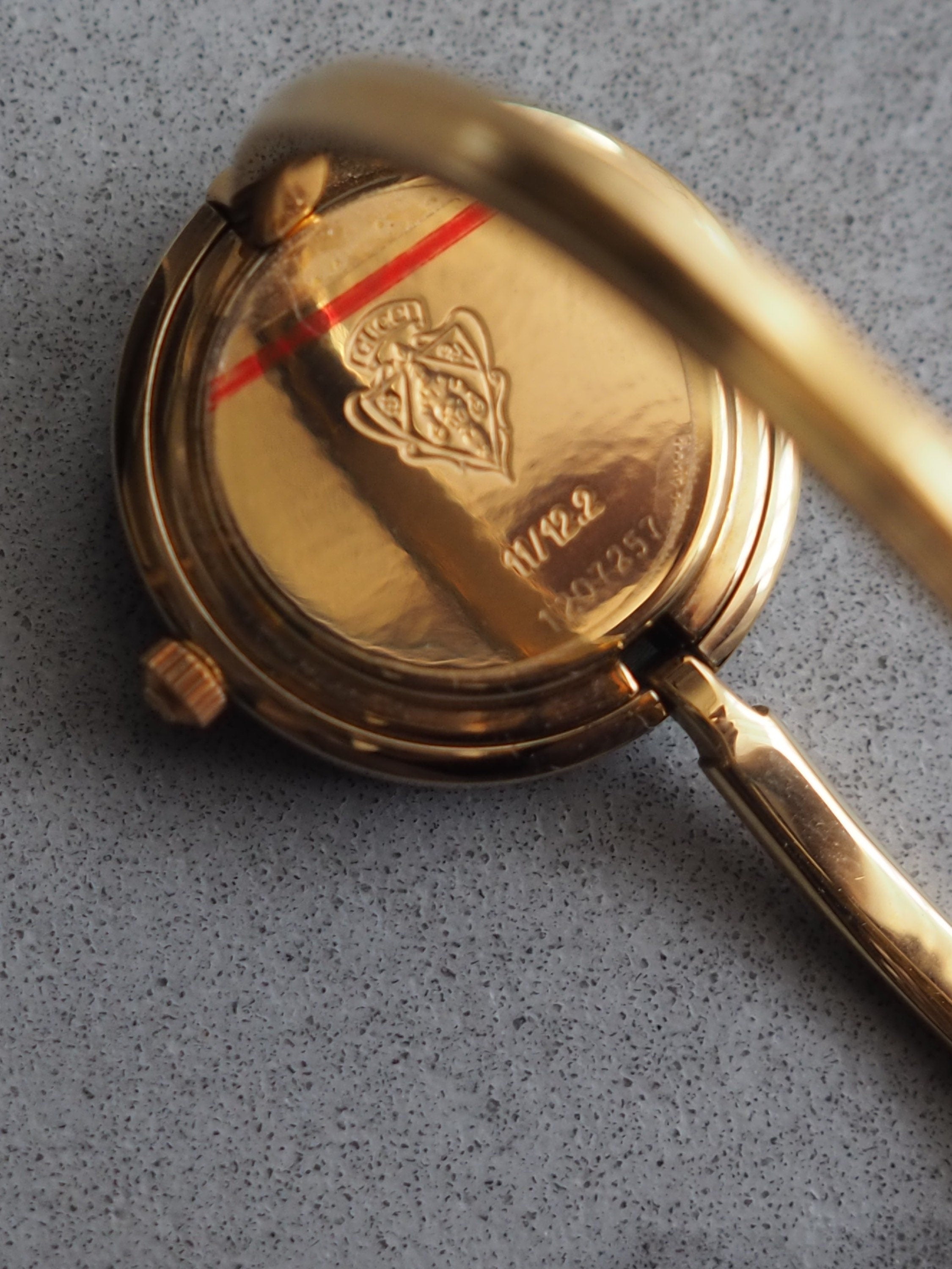 GUCCI Accessories Change Bezel 12 colors Bangle watch Wristwatch Gold