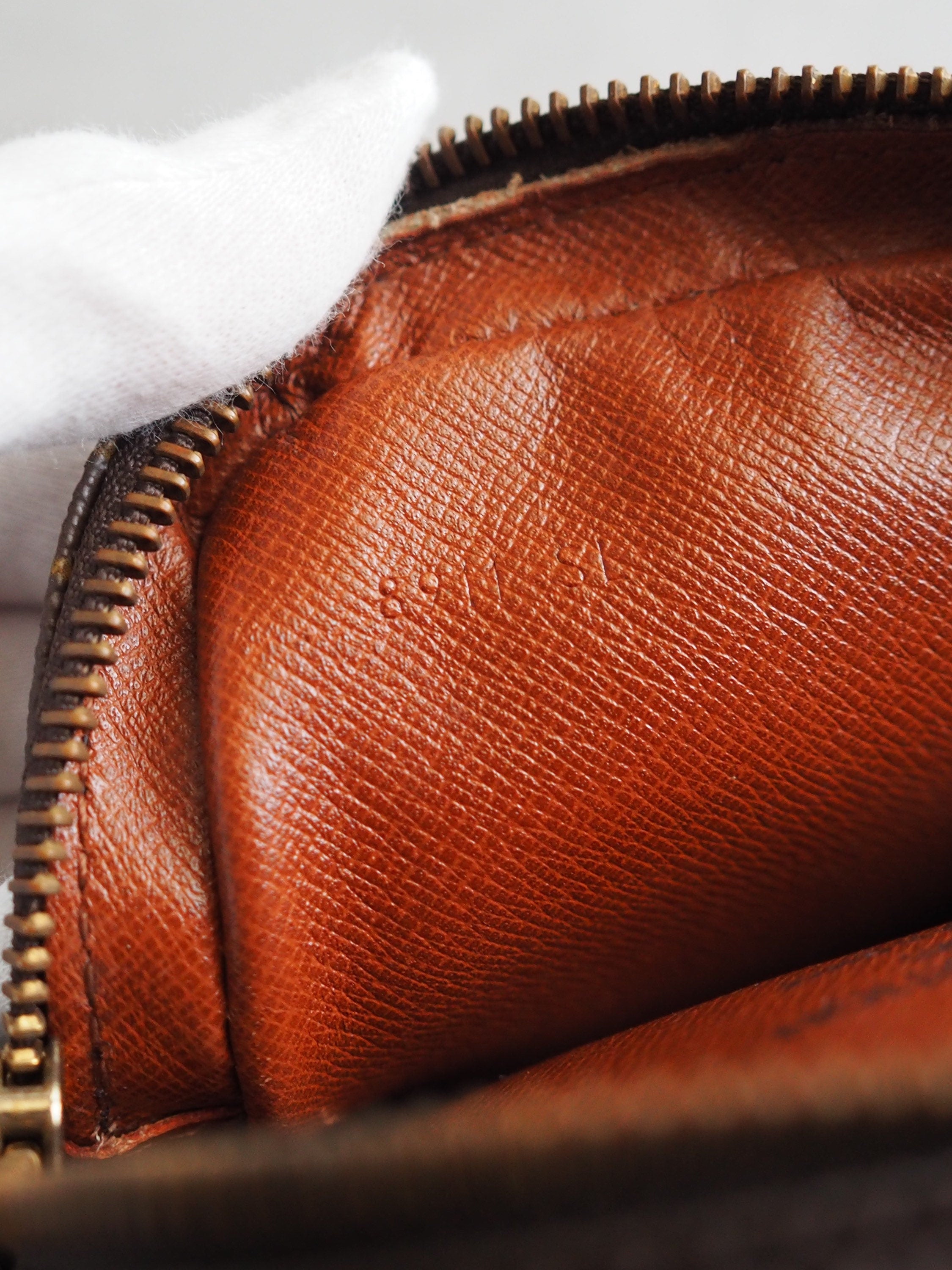 LOUIS VUITTON Shoulder Bag Mini Danube Browns Monogram vintage lv Authentic