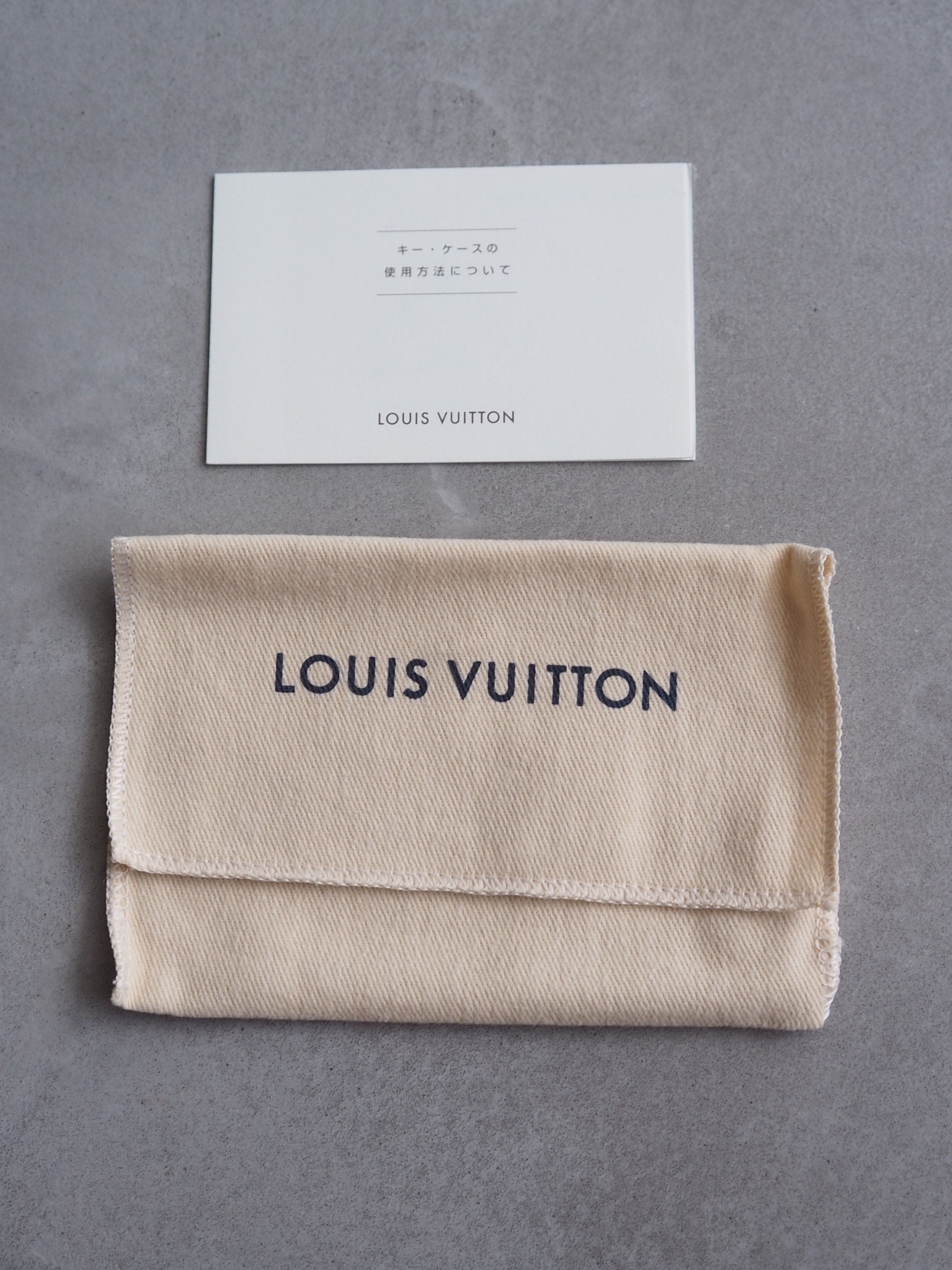 LOUIS VUITTON Monogram Pochette Cles Coin Case Key Authentic