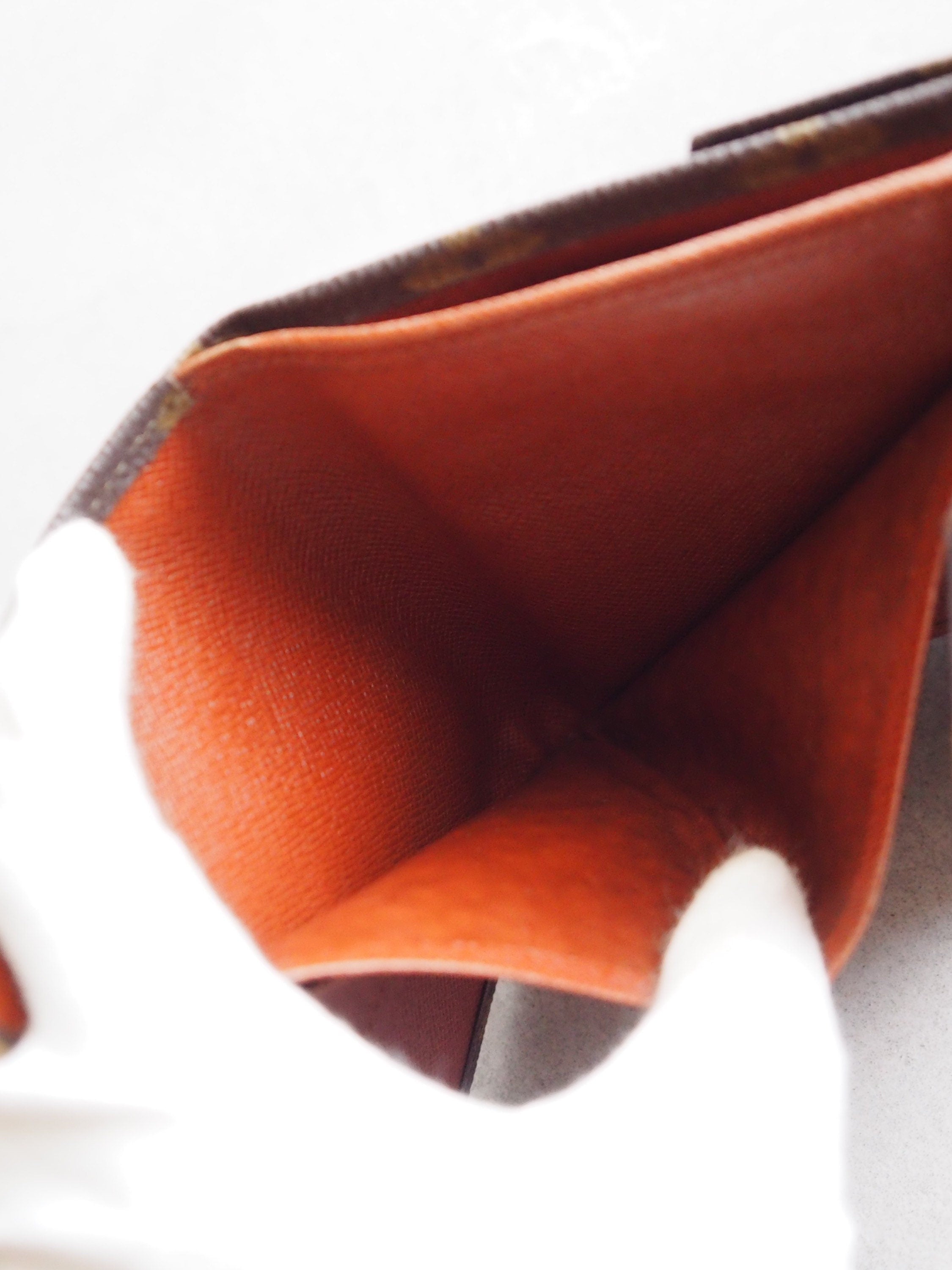 LOUIS VUITTON Monogram Compact Wallet Portefeiulle Elise Trifold Authentic