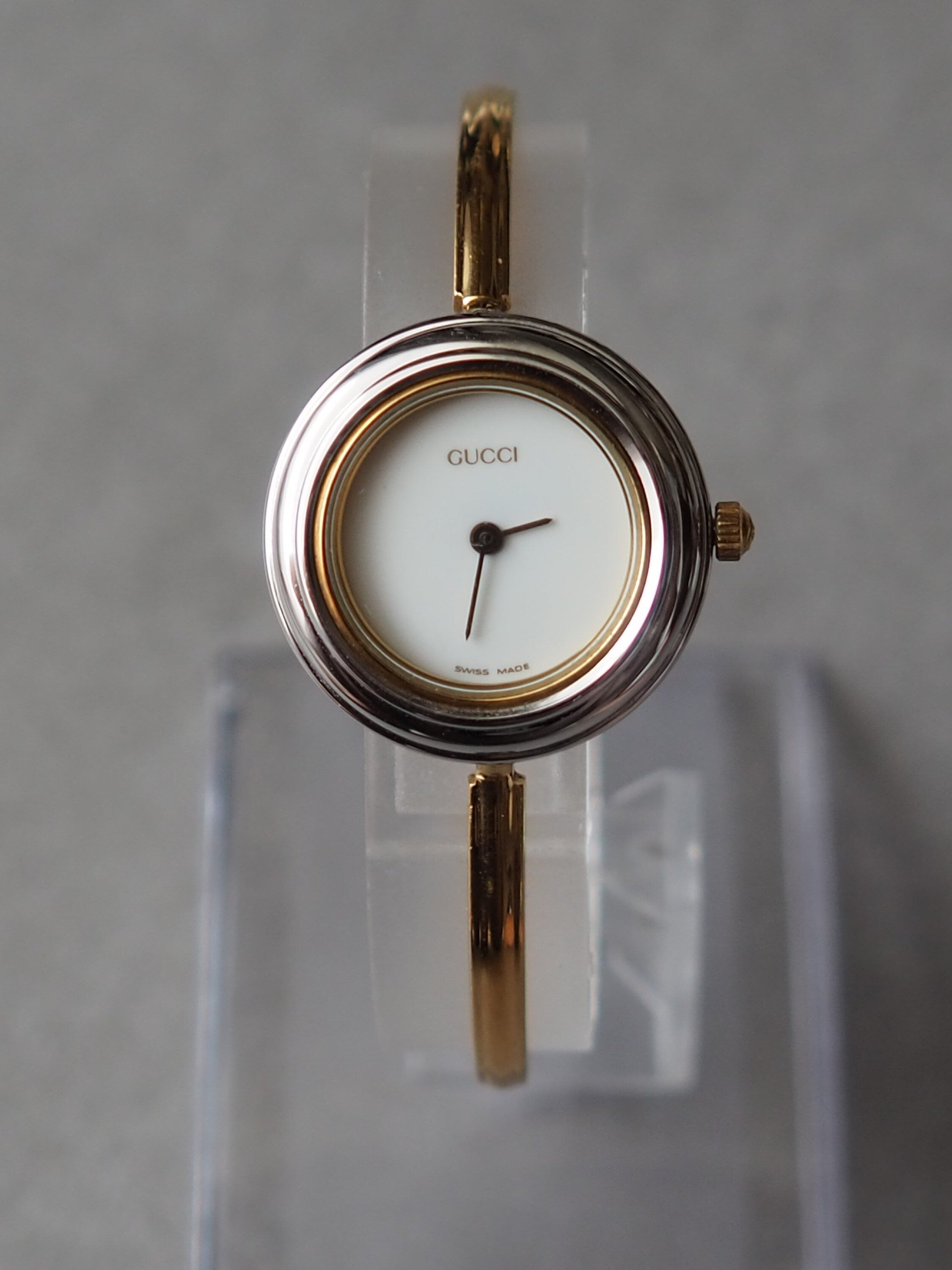 GUCCI Accessories Change Bezel 12 colors Bangle watch Wristwatch Gold