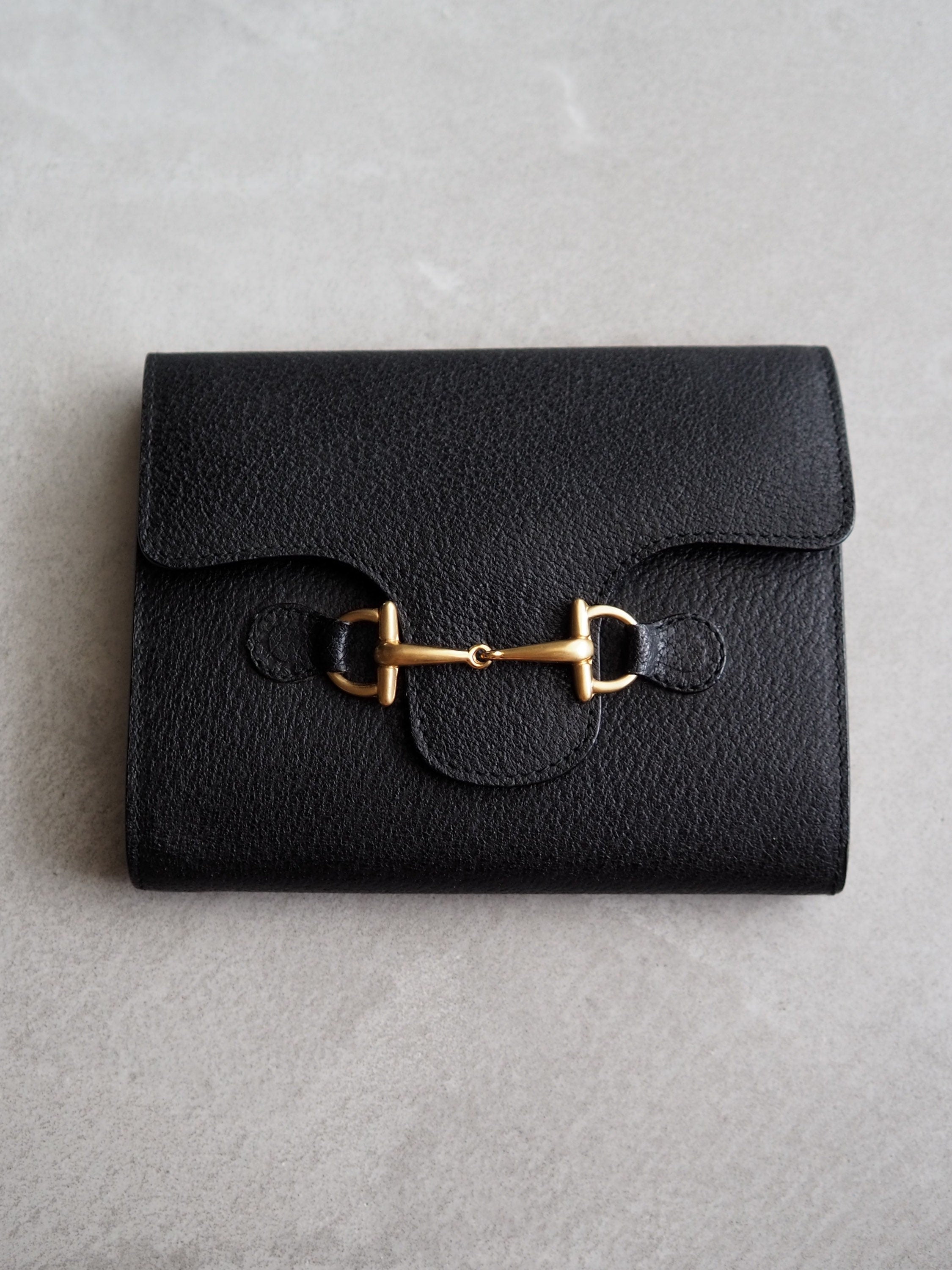 GUCCI Agenda Jackie Day Planner Cover Black Leather Authentic Box