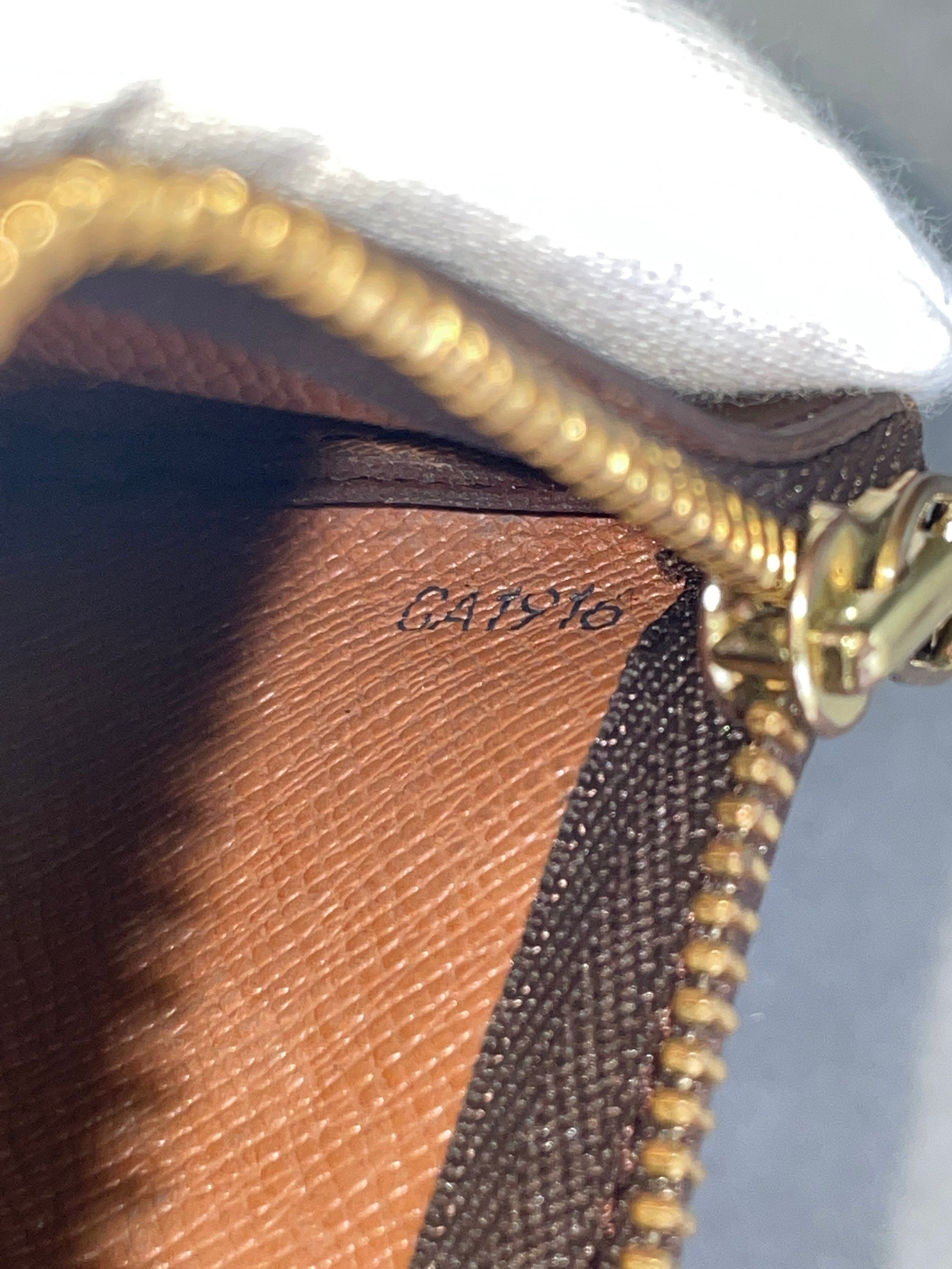 LOUIS VUITTON Monogram Pochette Cles Coin Case Key Authentic