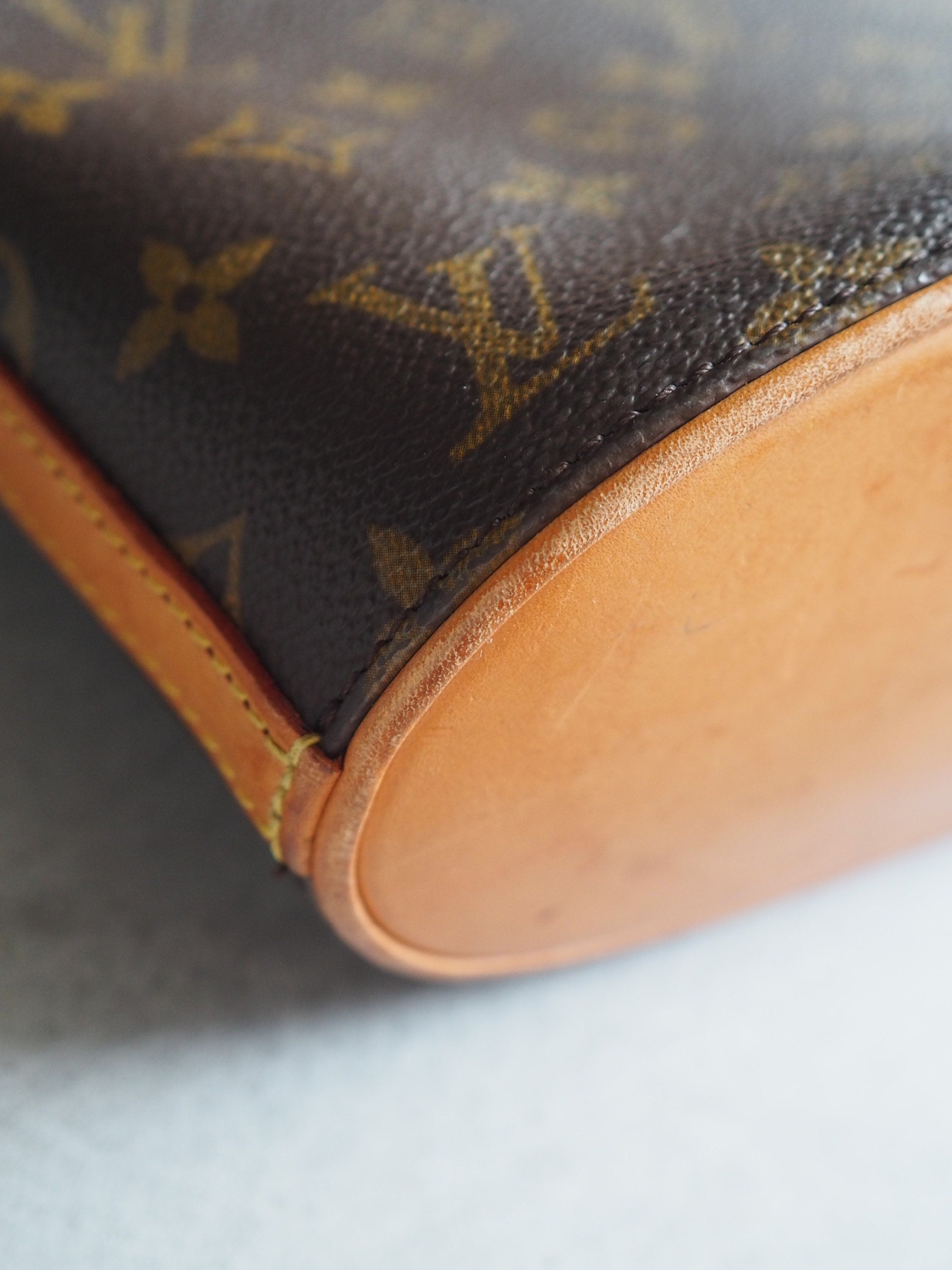 LOUIS VUITTON Monogram Drouot Shoulder Bag Authentic