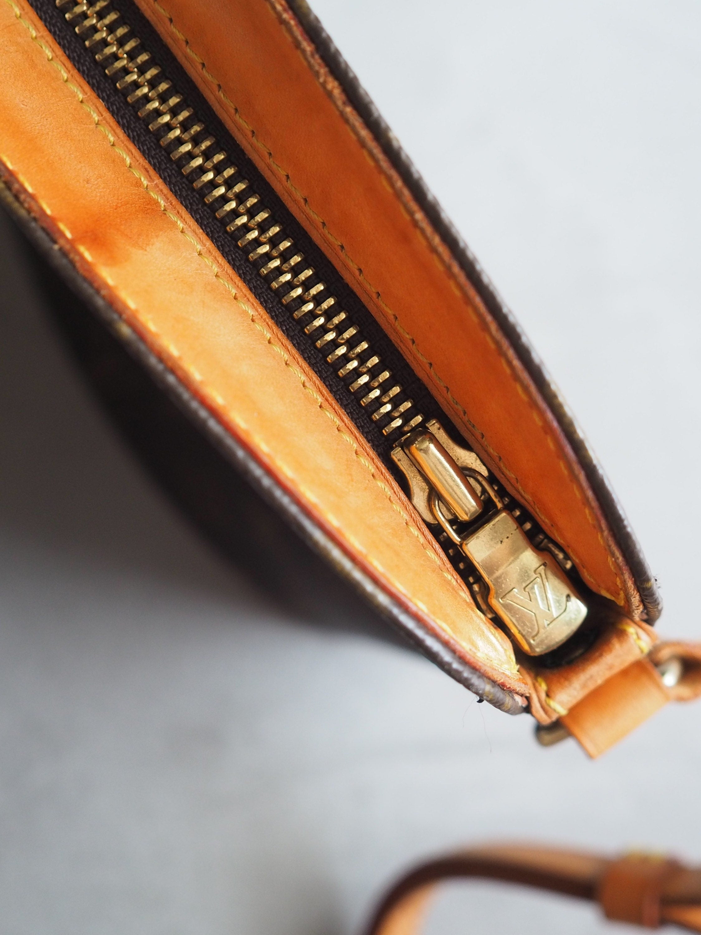 LOUIS VUITTON Monogram Drouot Shoulder Bag Authentic