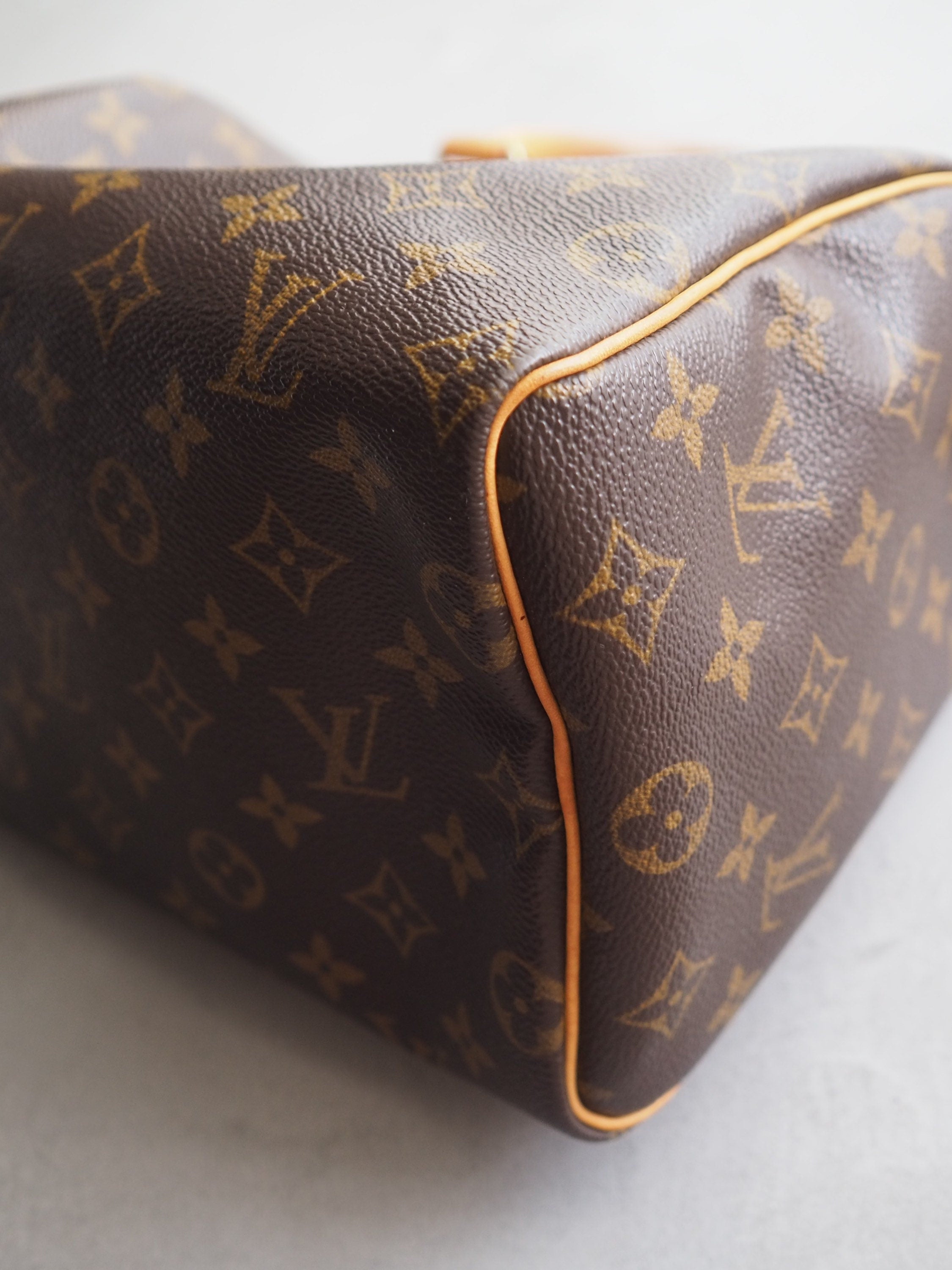 LOUIS VUITTON Speedy 25 Monogram Boston Hand Bag M41528 Purse Authentic