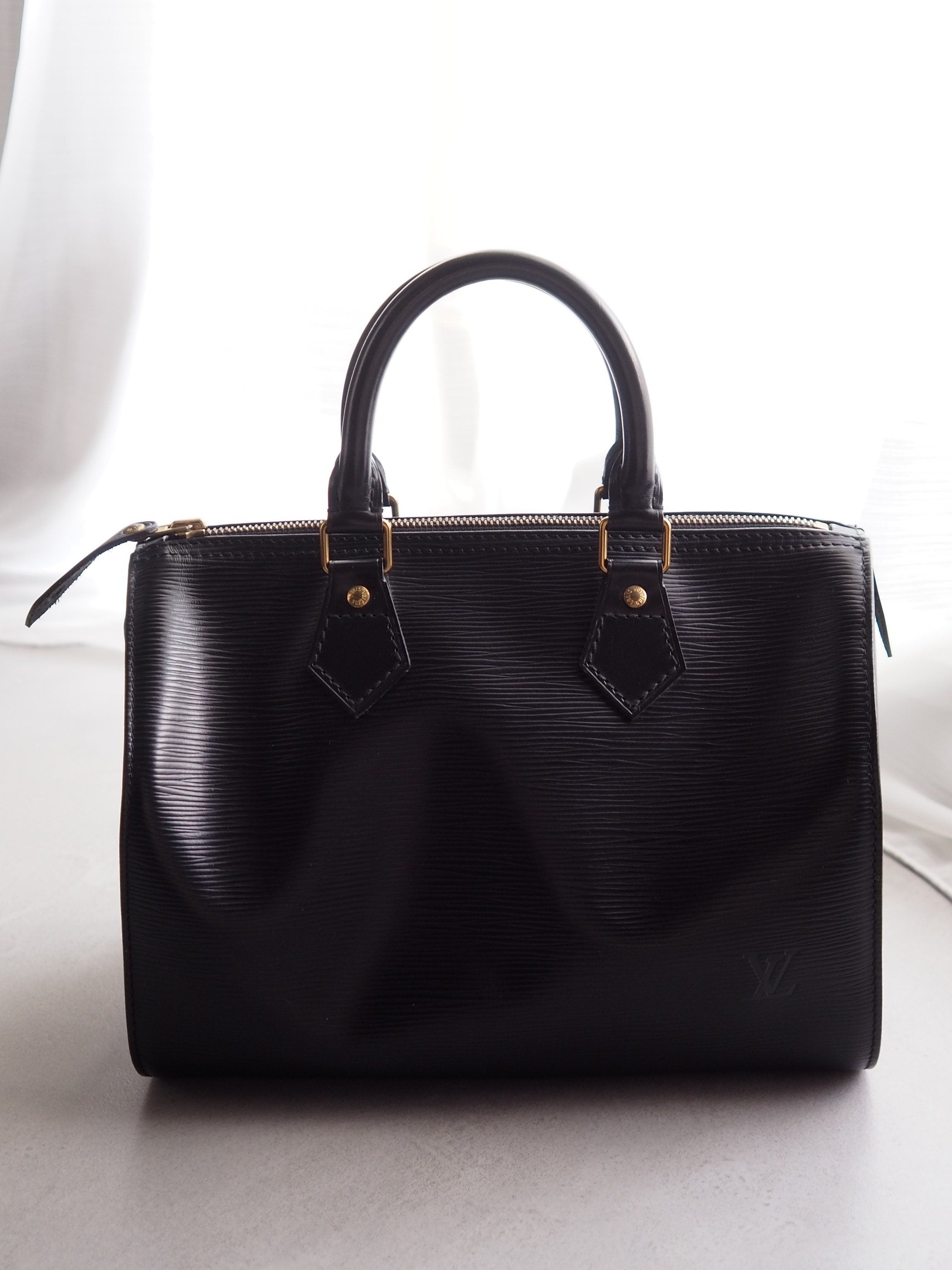 LOUIS VUITTON Speedy 25 Epi Boston Hand Bag M43013 Purse Authentic