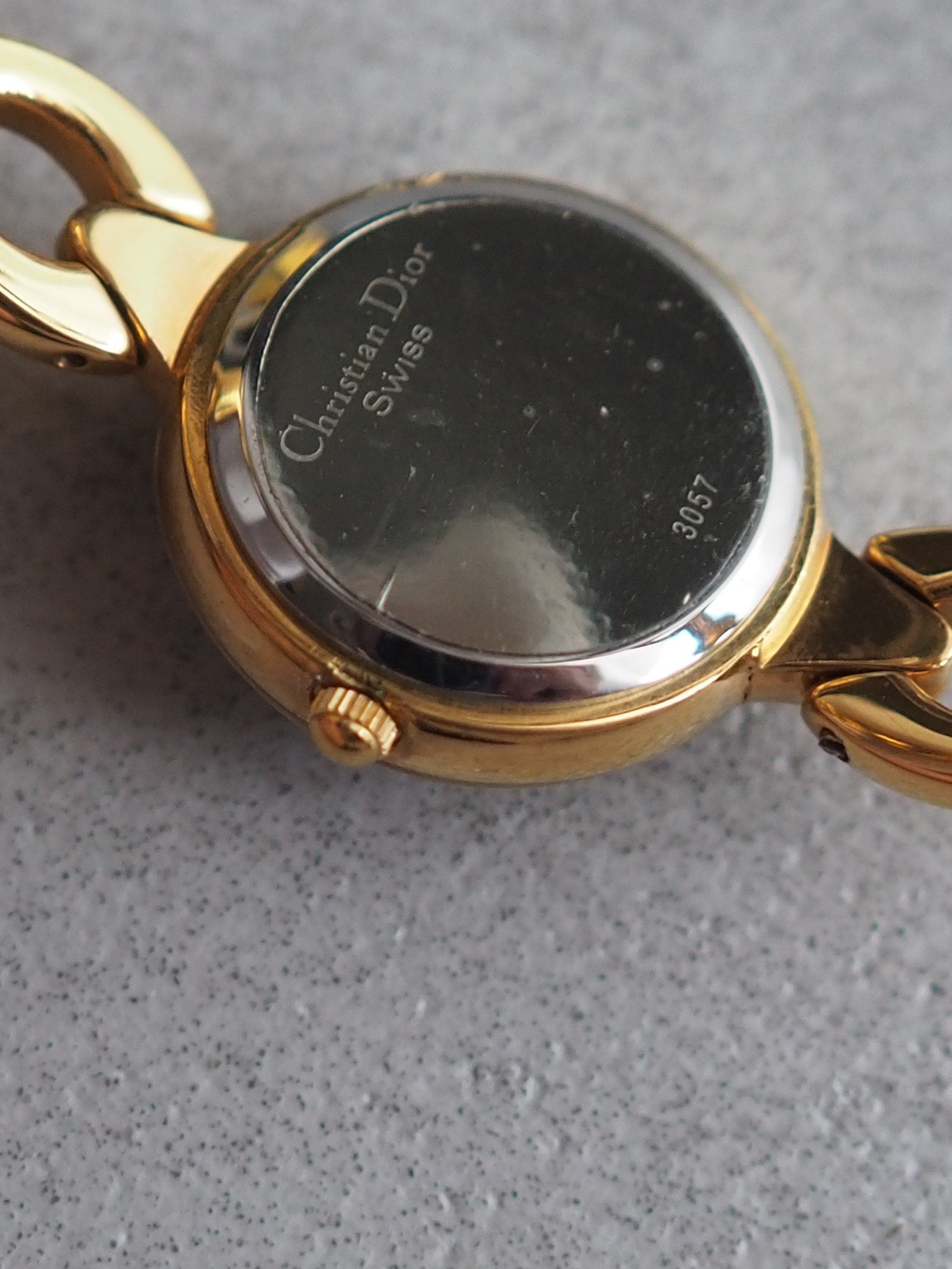 Christian Dior Change Bezel Watch Wristwatch 3 colors Bangle Gold