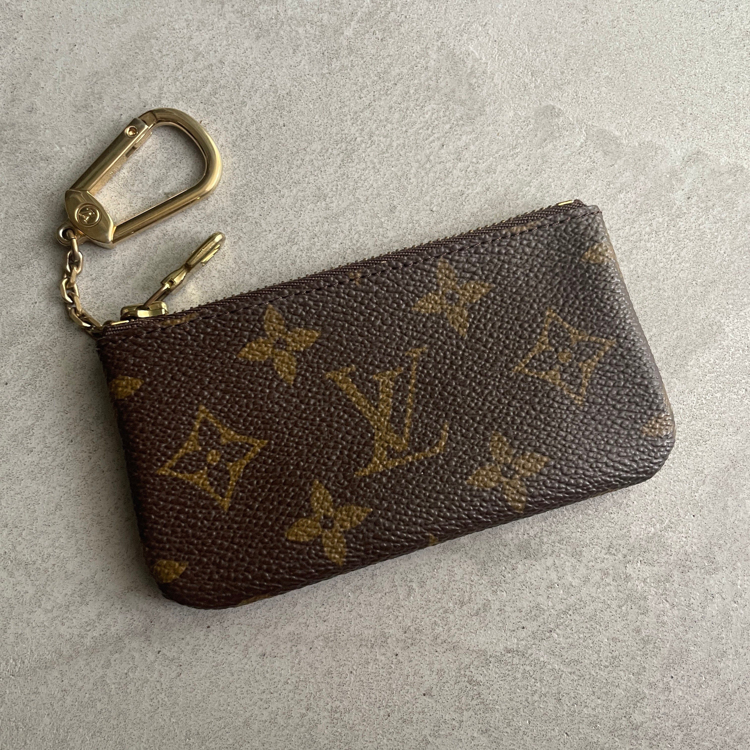 LOUIS VUITTON Monogram Pochette Cles Coin Case Key Authentic