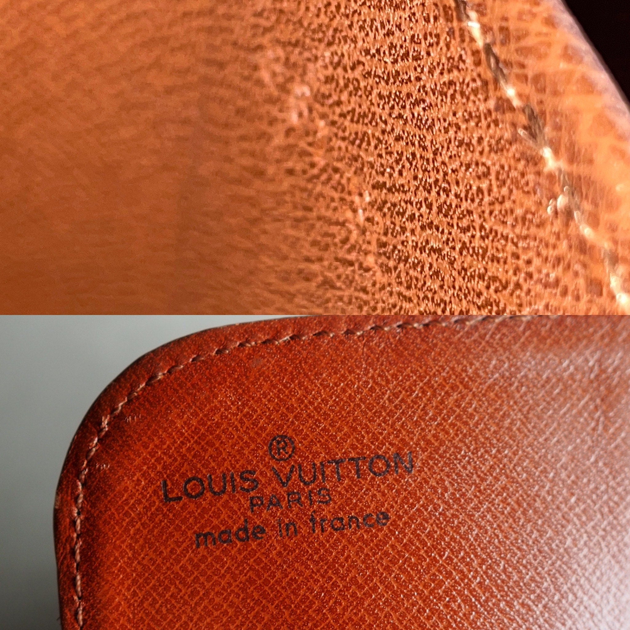 LOUIS VUITTON Monogram Mini Cartouchiere MM Shoulder bag Vintage Authentic