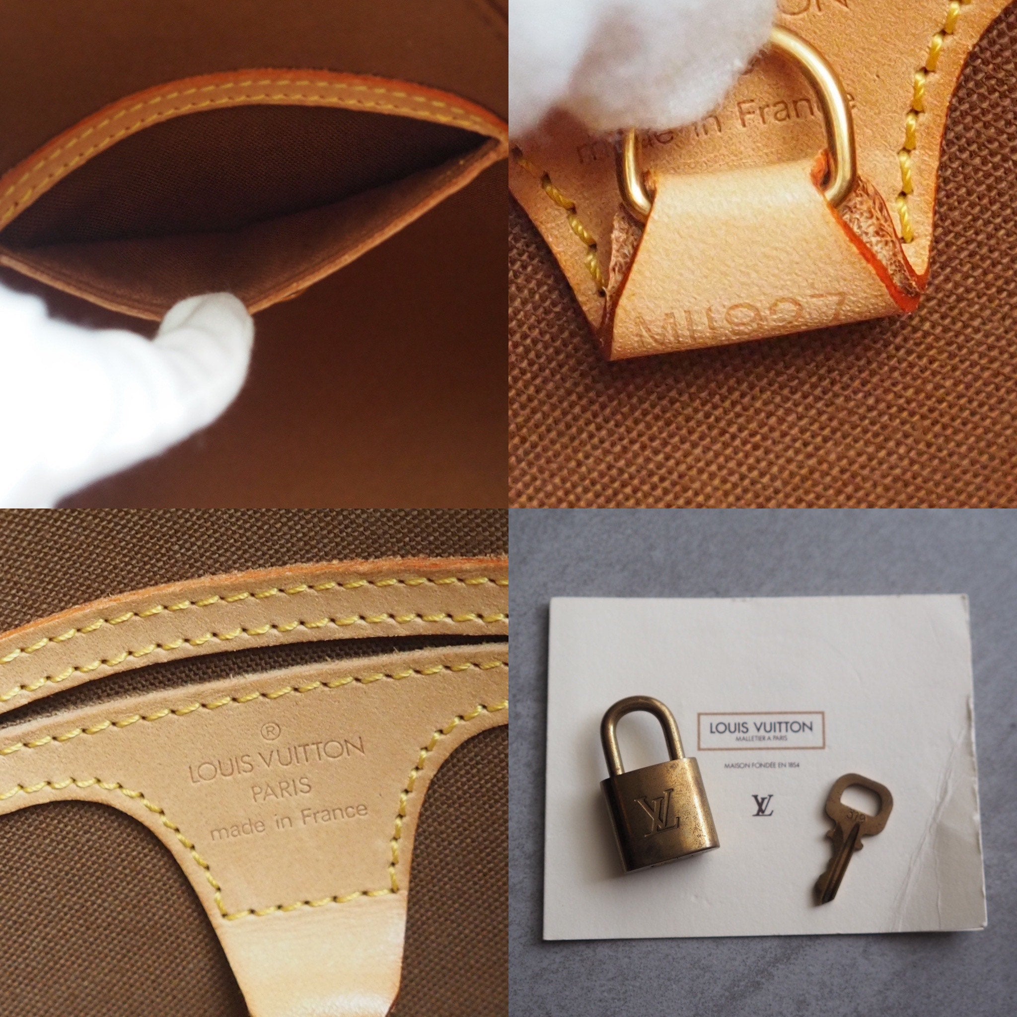 LOUIS VUITTON Monogram Ellipse PM Hand Bag M51127 Purse Authentic