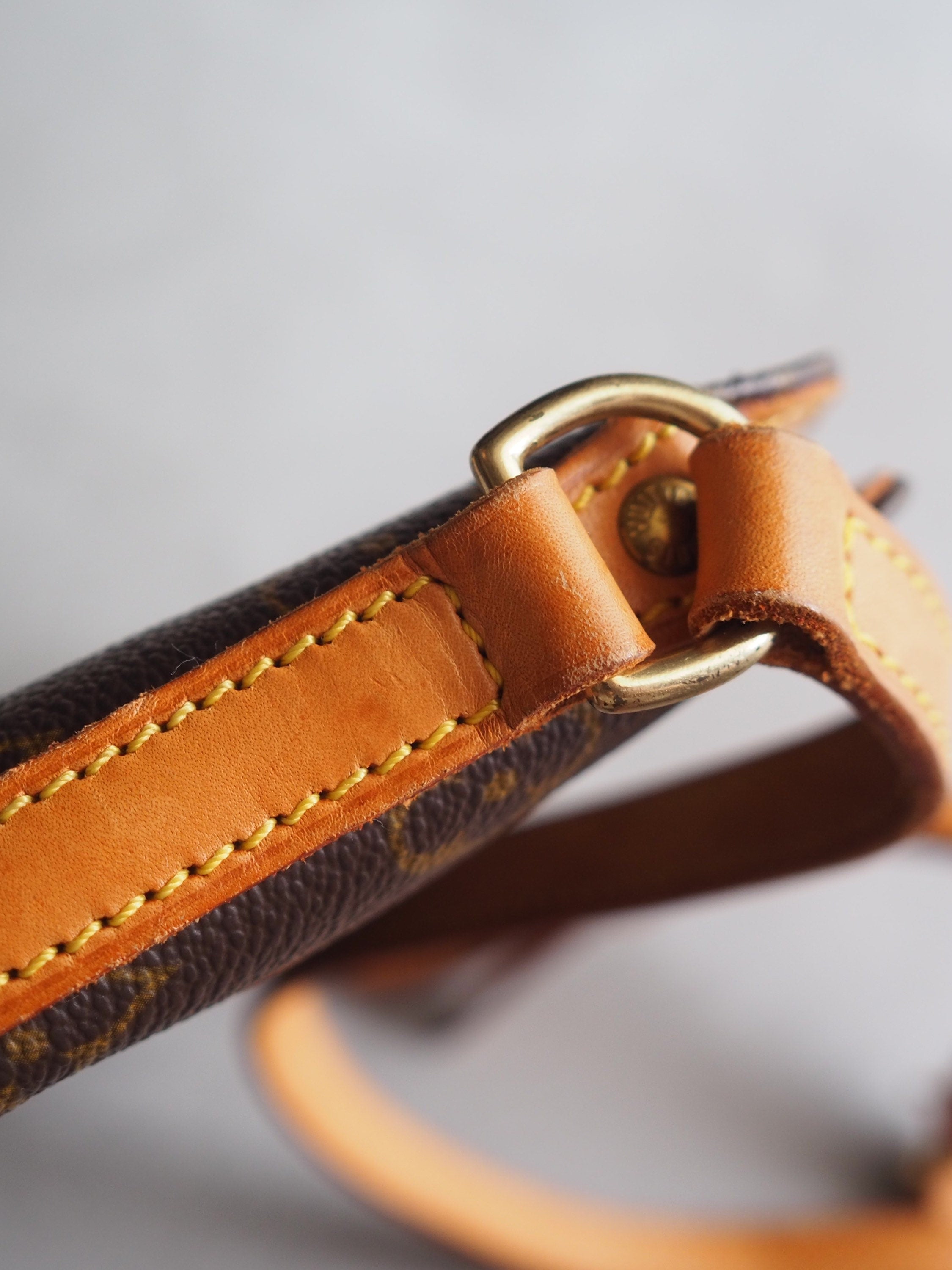 LOUIS VUITTON Monogram Drouot Shoulder Bag Authentic