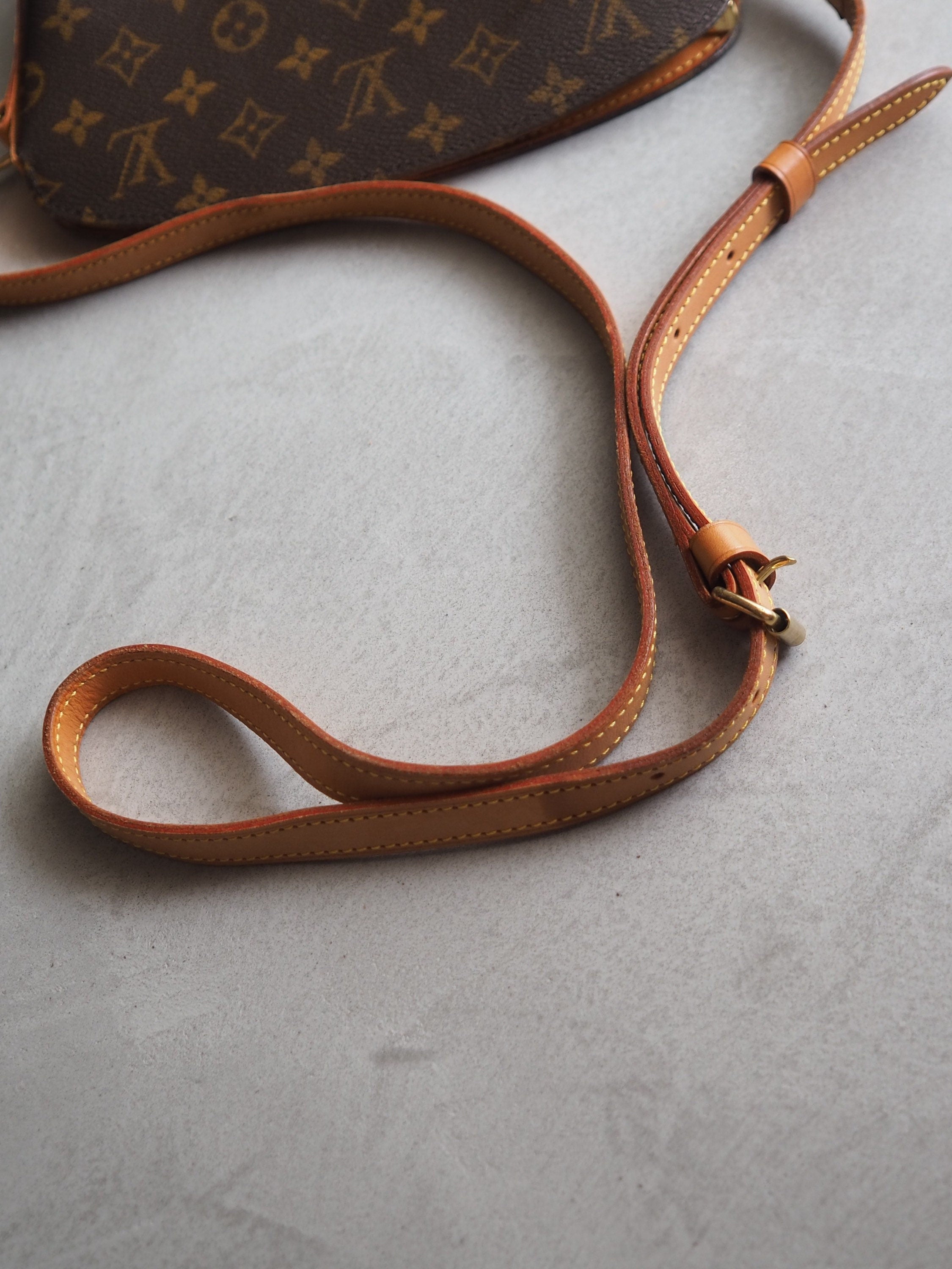 LOUIS VUITTON Monogram Drouot Shoulder Bag Authentic