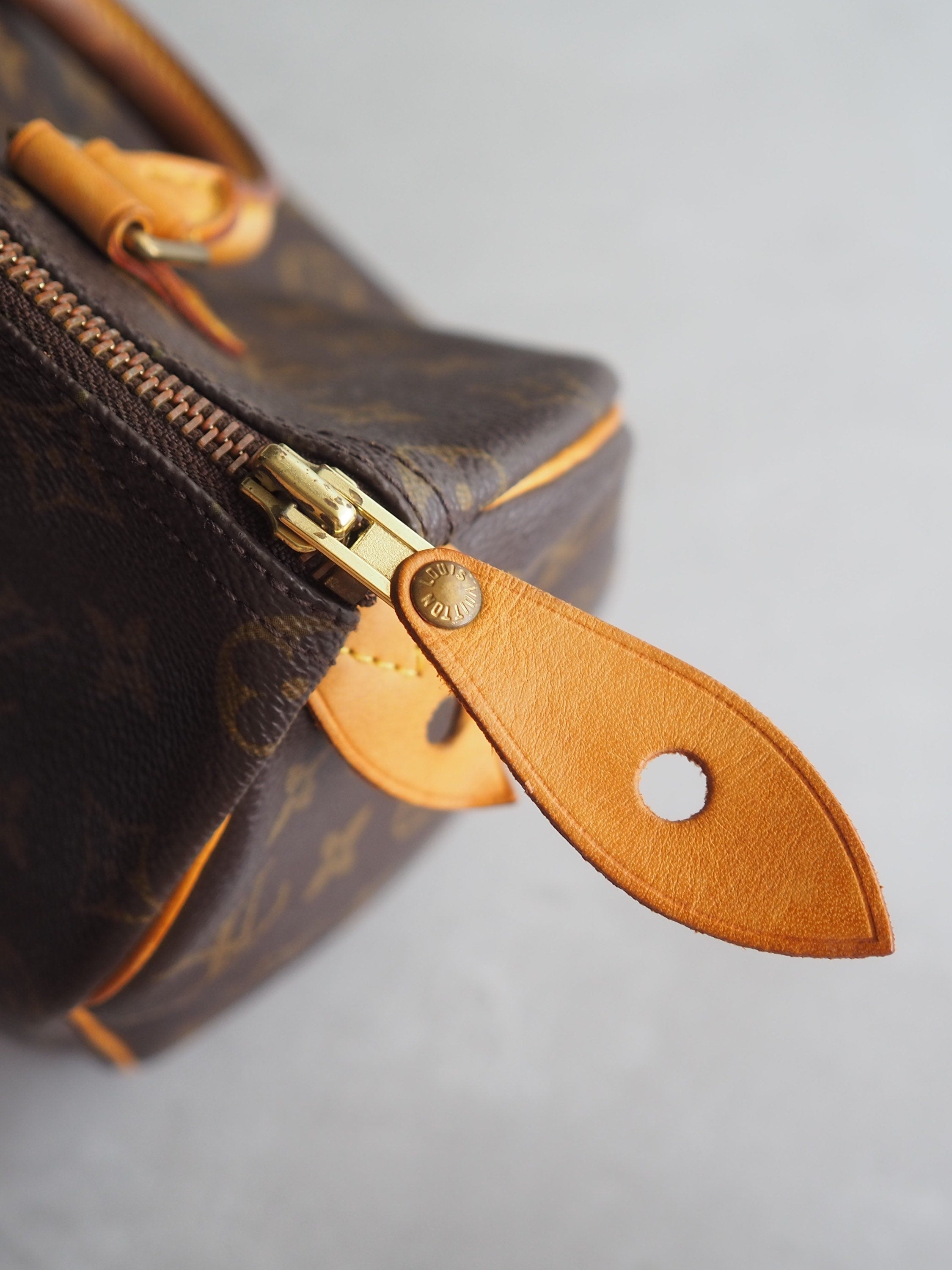 LOUIS VUITTON Speedy 25 Monogram Boston Hand Bag M41528 Purse Authentic