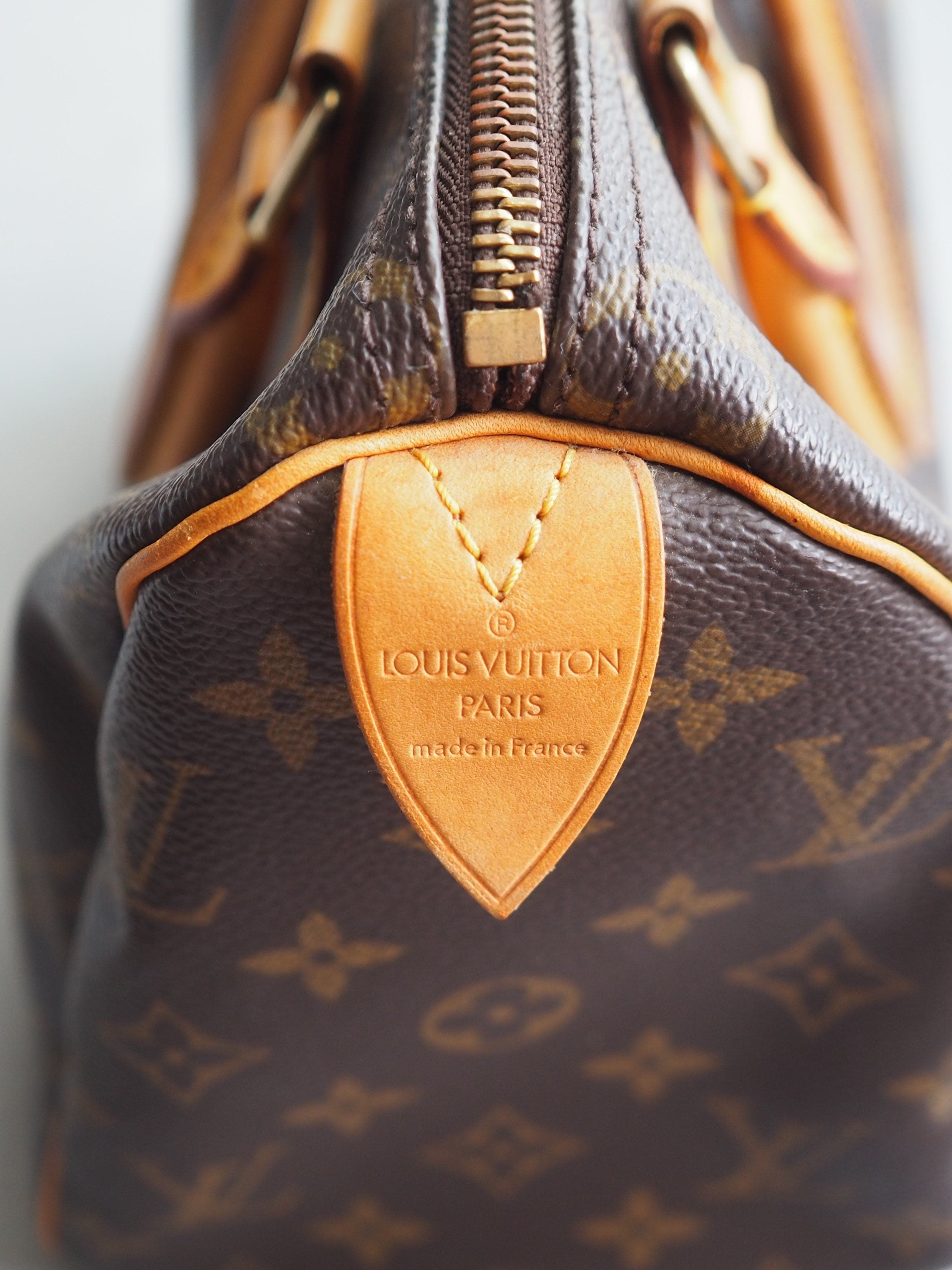 LOUIS VUITTON Speedy 25 Monogram Boston Hand Bag M41528 Purse Authentic