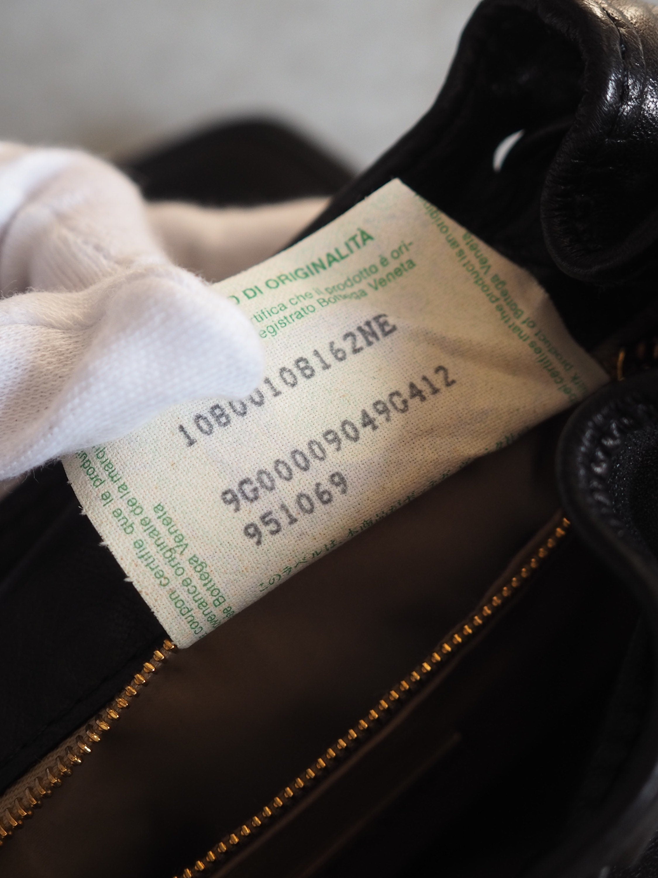 BOTTEGA VENETA Intrecciato Mini Backpack Leather Black Leather Vintage Authentic