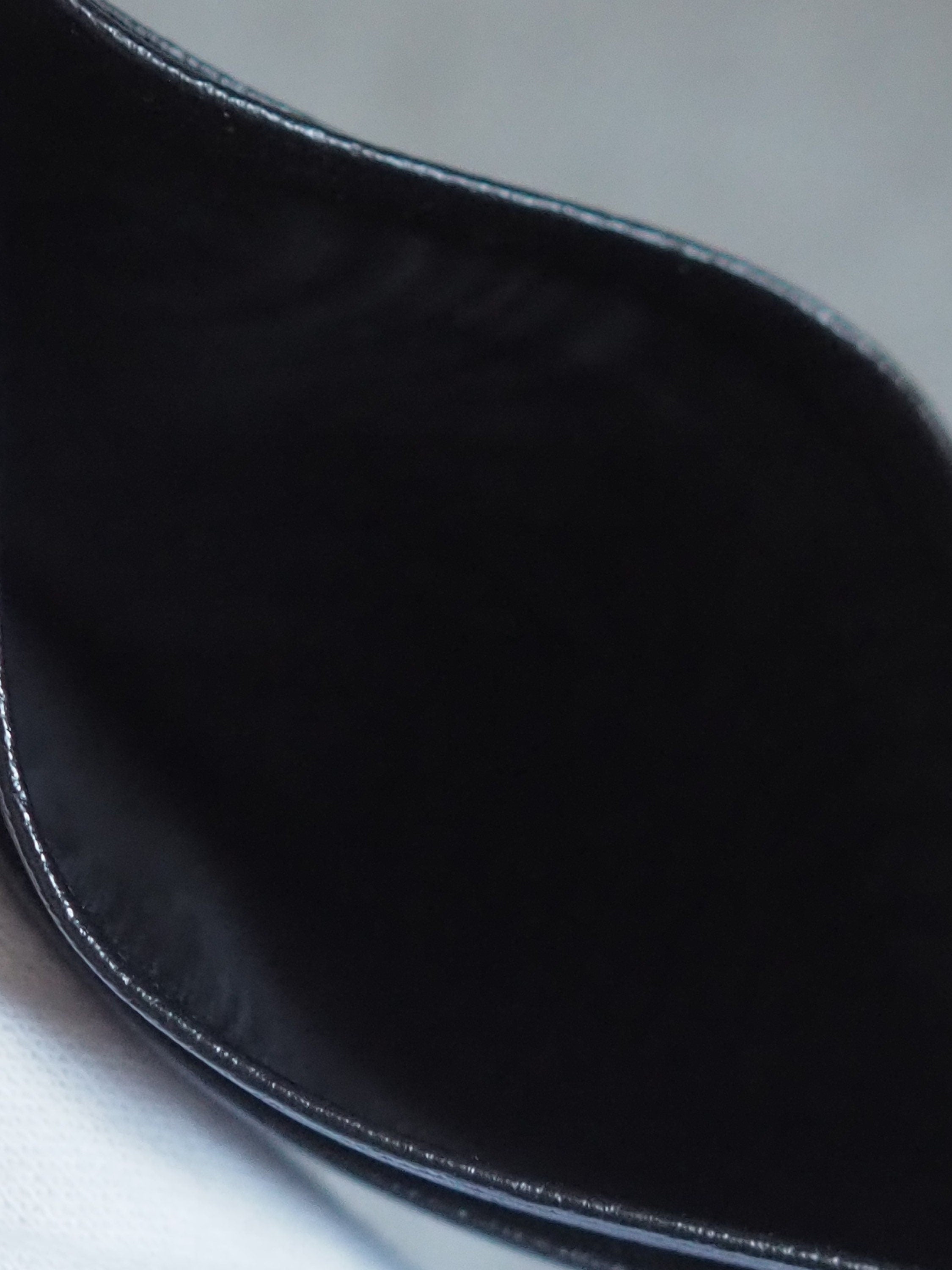 CHANEL COCO Card ID Case Purse Leather Black Authentic Vintage Box