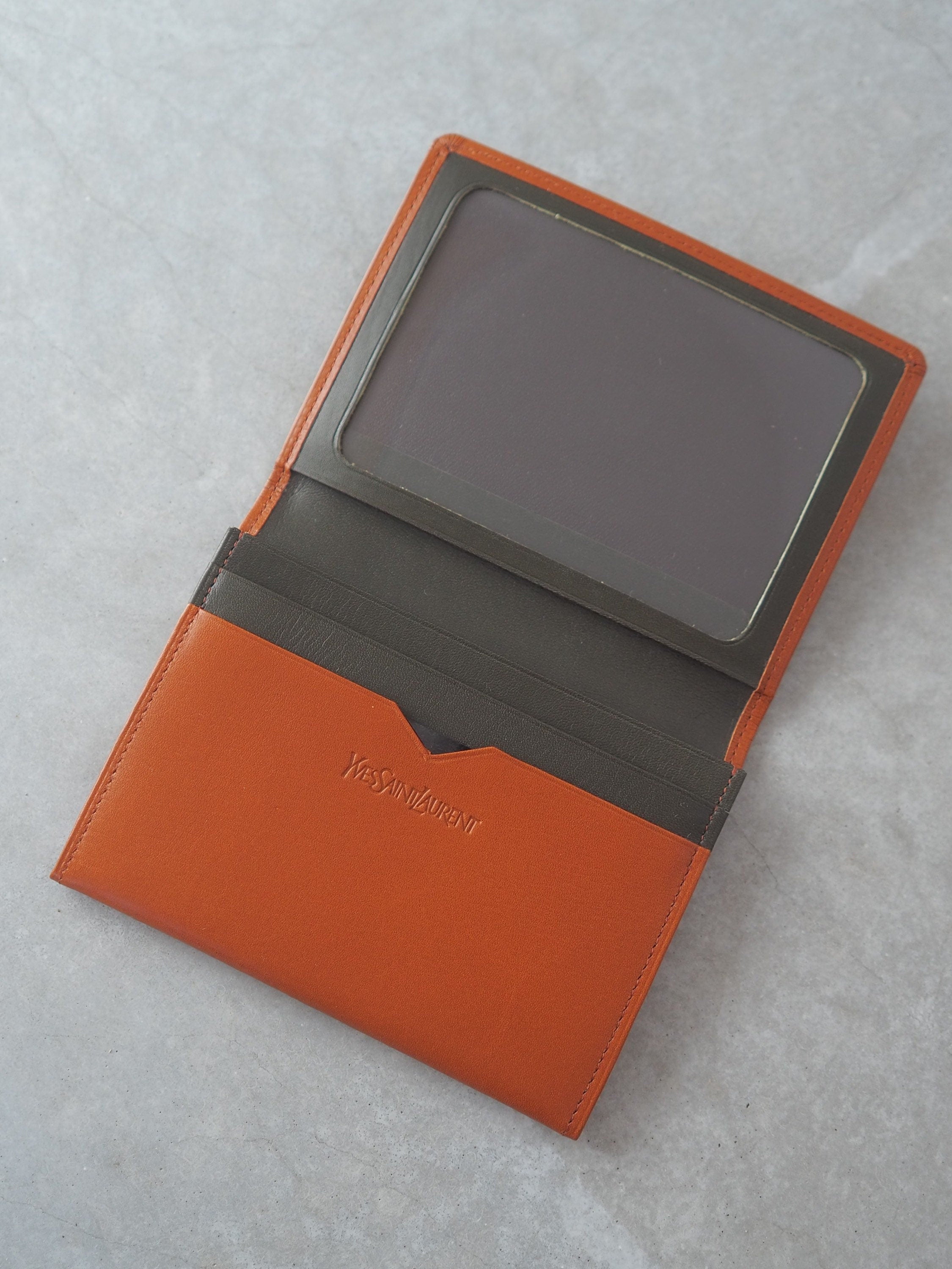 Yves Saint Laurent Card Pass ID Case Purse Box Vintage Authentic