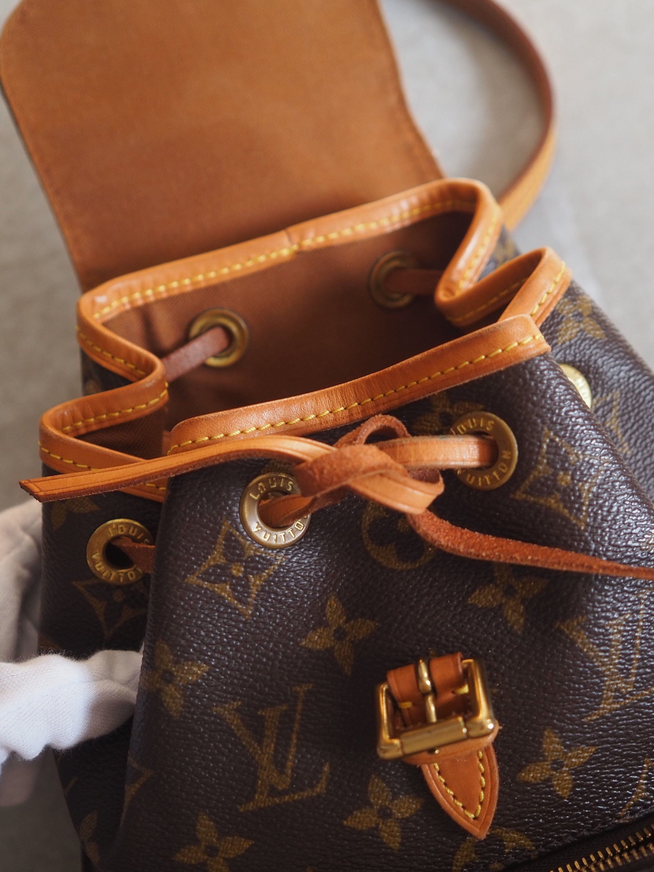 LOUIS VUITTON Monogram Mini Montsouris PM Backpack Authentic