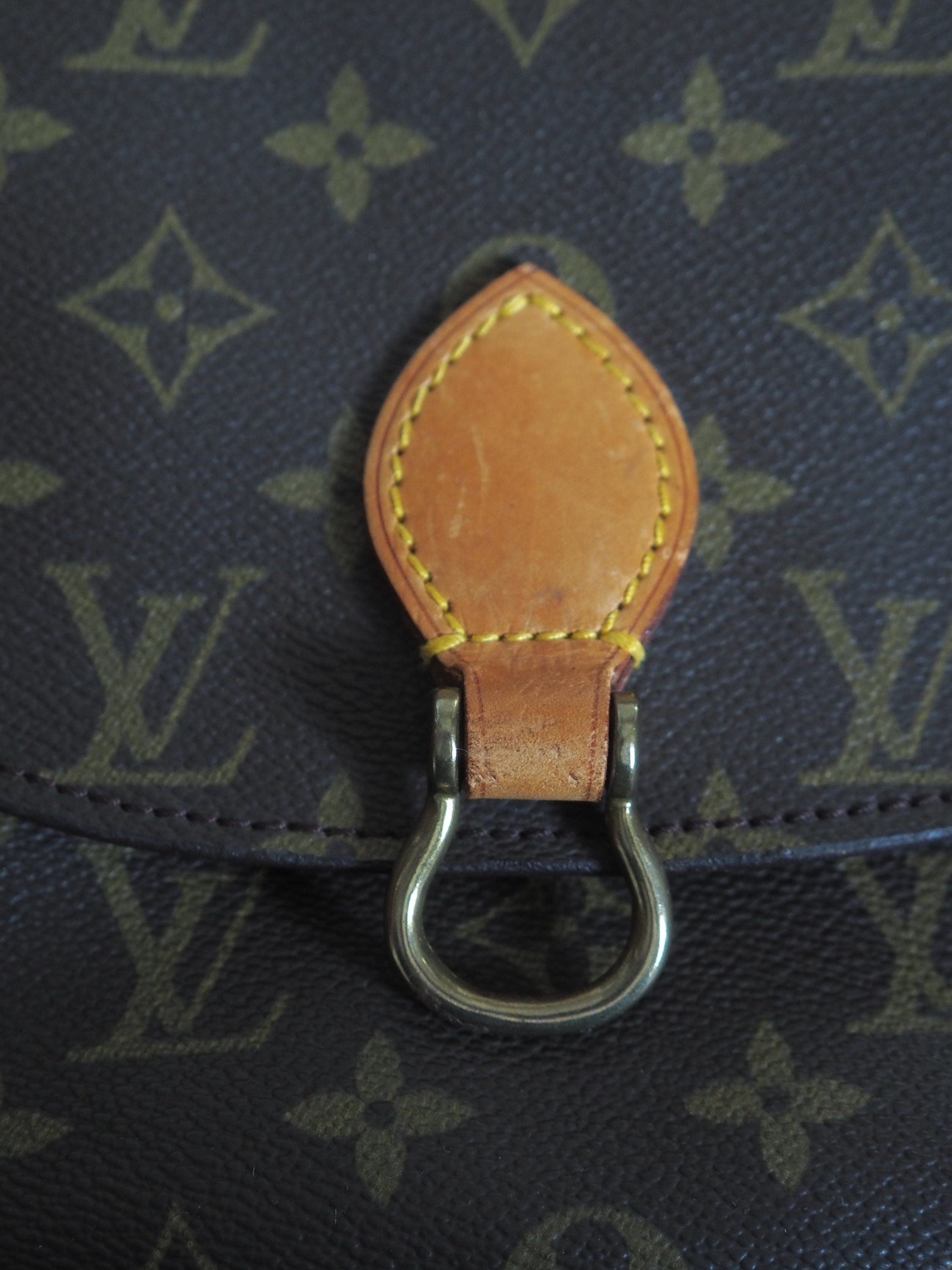 LOUIS VUITTON Monogram Saint Cloud PM Shoulder Bag lV Vintage Cross body Authentic