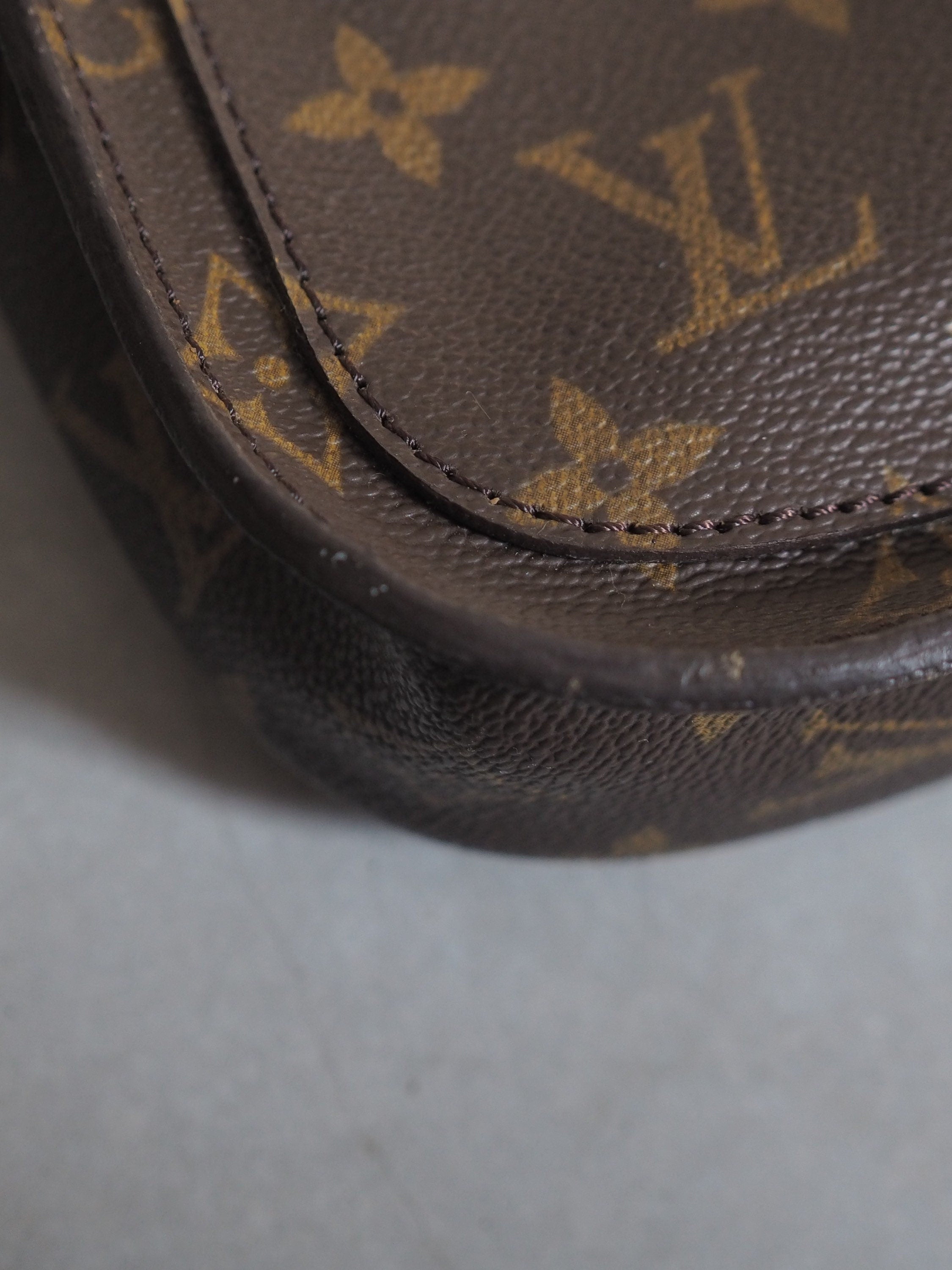 LOUIS VUITTON Monogram Saint Cloud PM Shoulder Bag lV Vintage Cross body Authentic