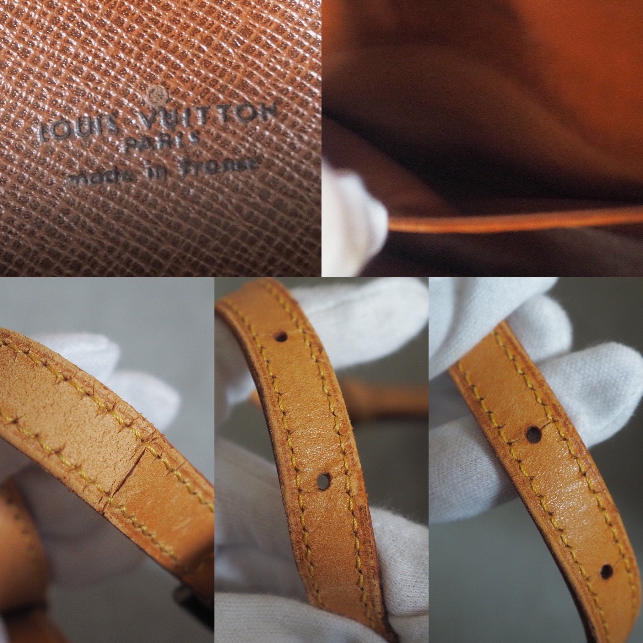 LOUIS VUITTON Monogram Saint Cloud PM Shoulder Bag lV Vintage Cross body Authentic