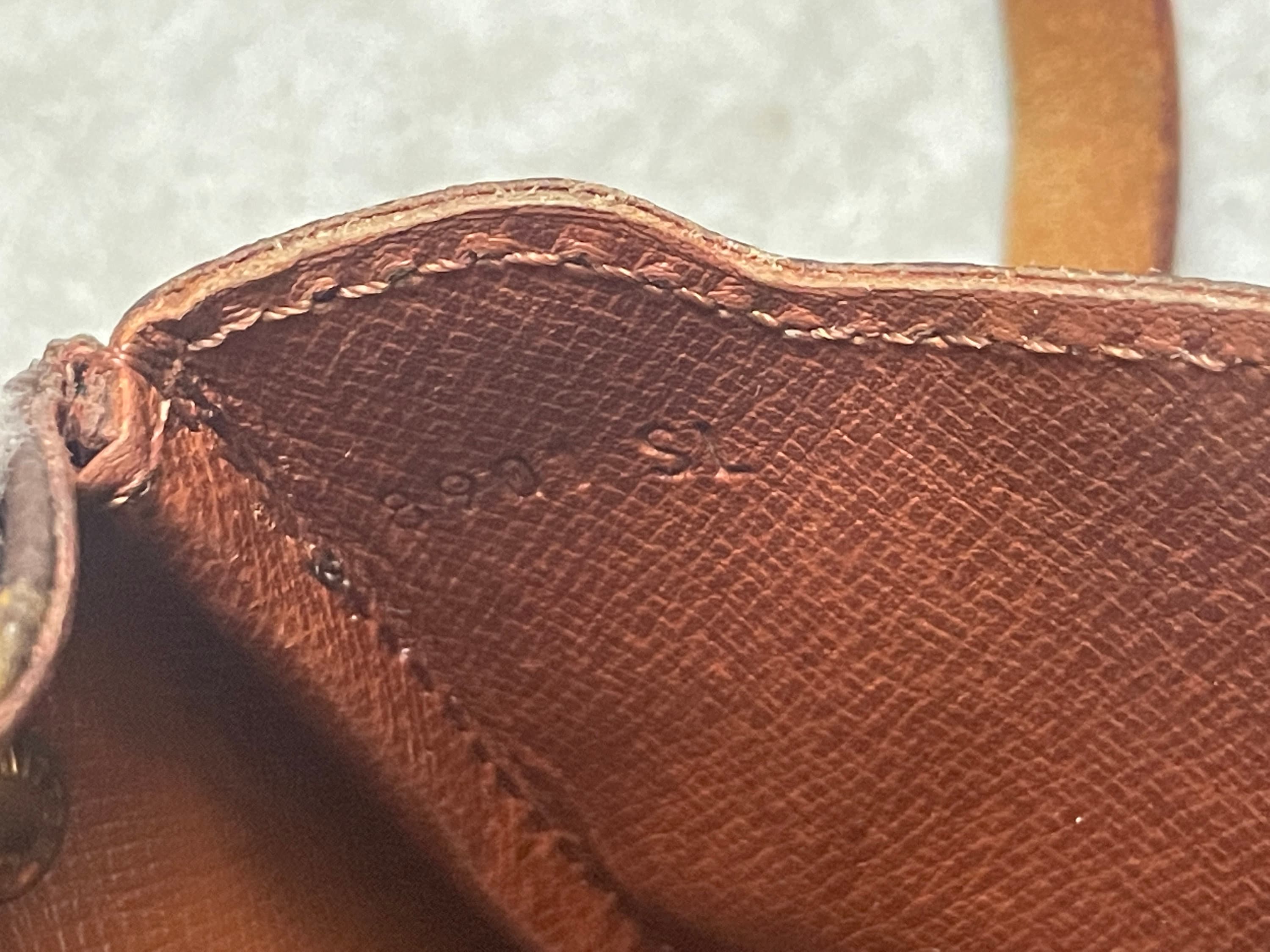 LOUIS VUITTON Monogram Mini Cartouchiere PM Shoulder bag Vintage Authentic