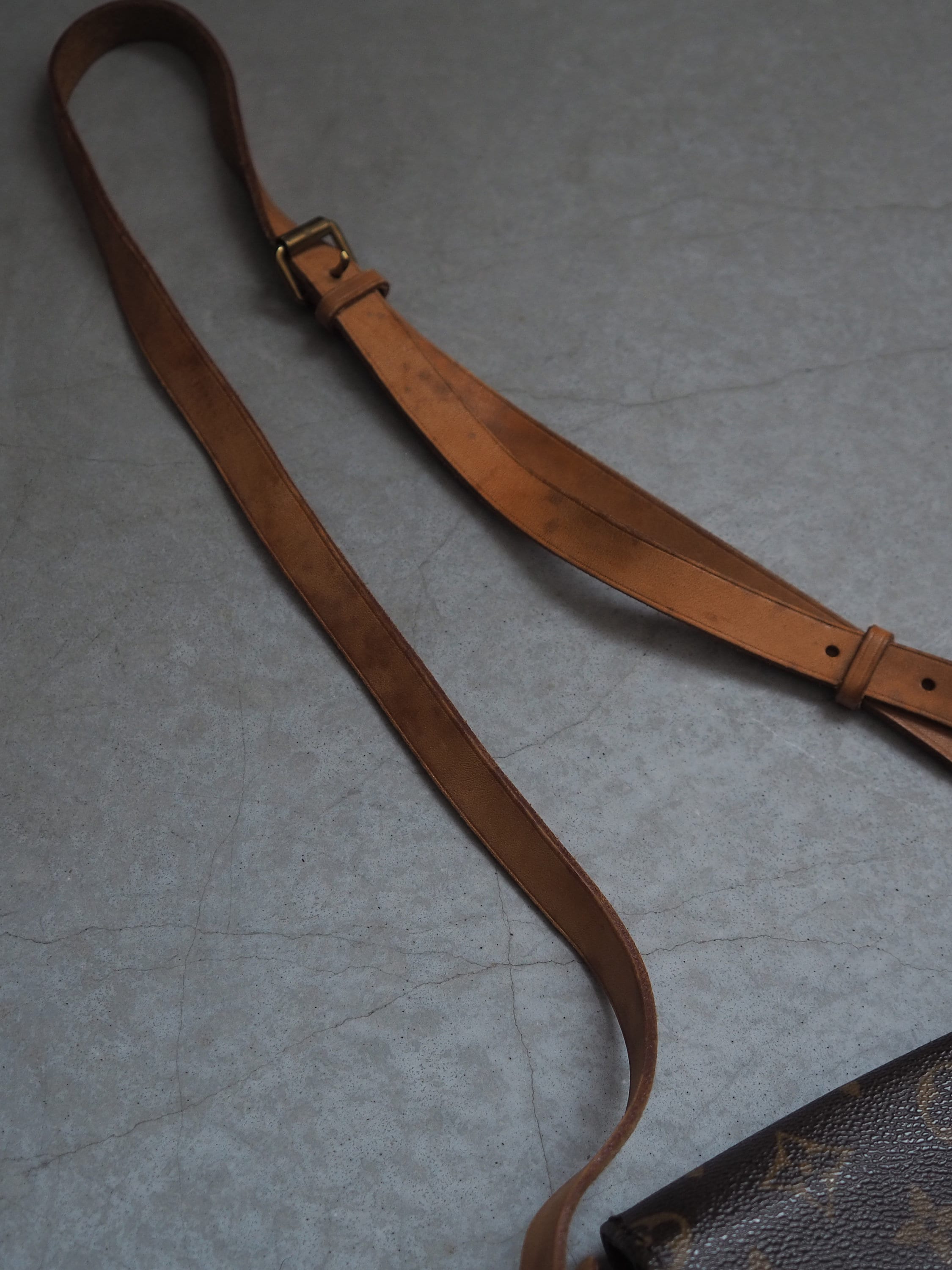 LOUIS VUITTON Monogram Mini Cartouchiere PM Shoulder bag Vintage Authentic