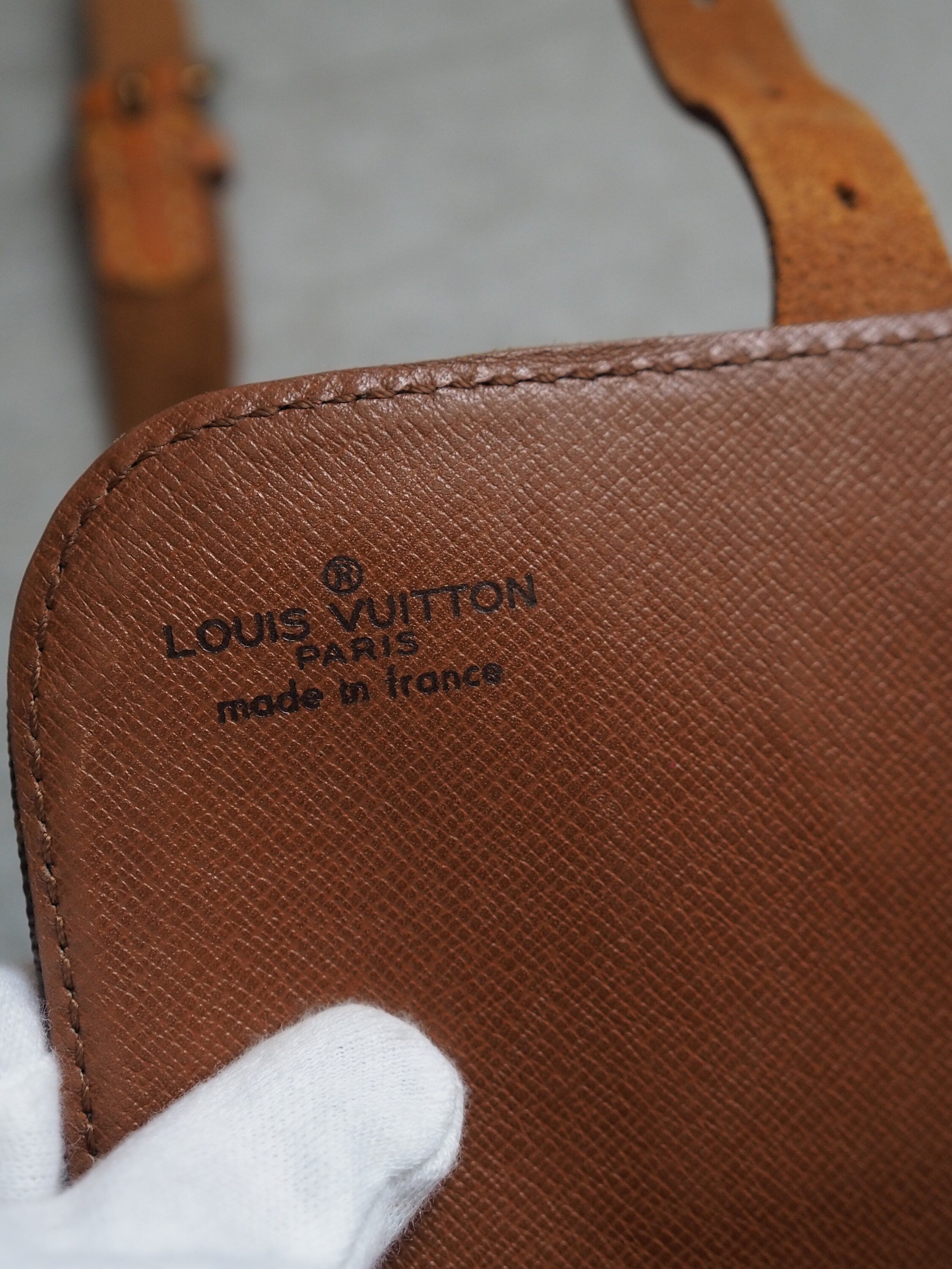 LOUIS VUITTON Monogram Mini Cartouchiere PM Shoulder bag Vintage Authentic