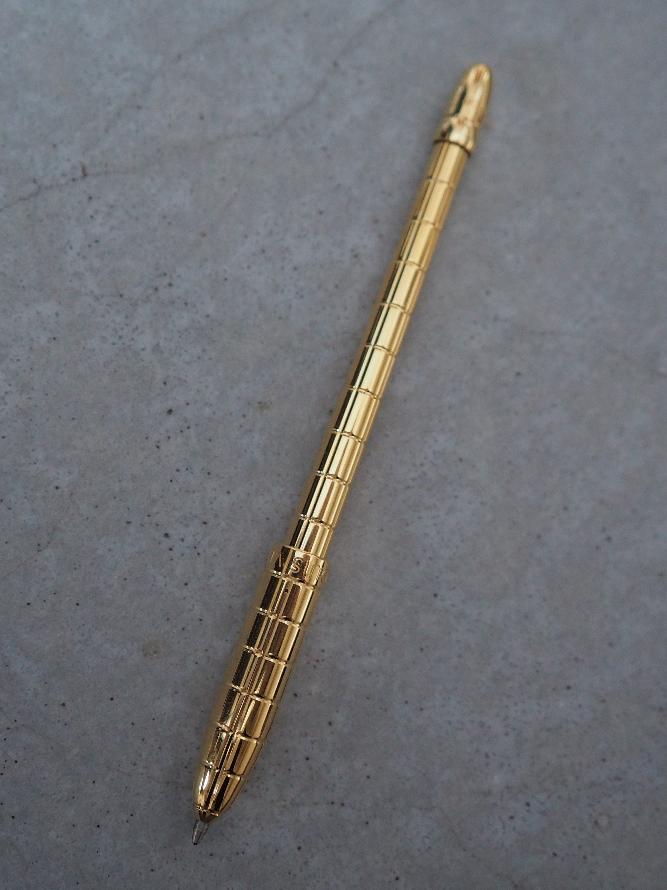 LOUIS VUITTON Monogram Zip Wallet Passport Card Pas Case Agenda Brown With Pen Vintage Authentic