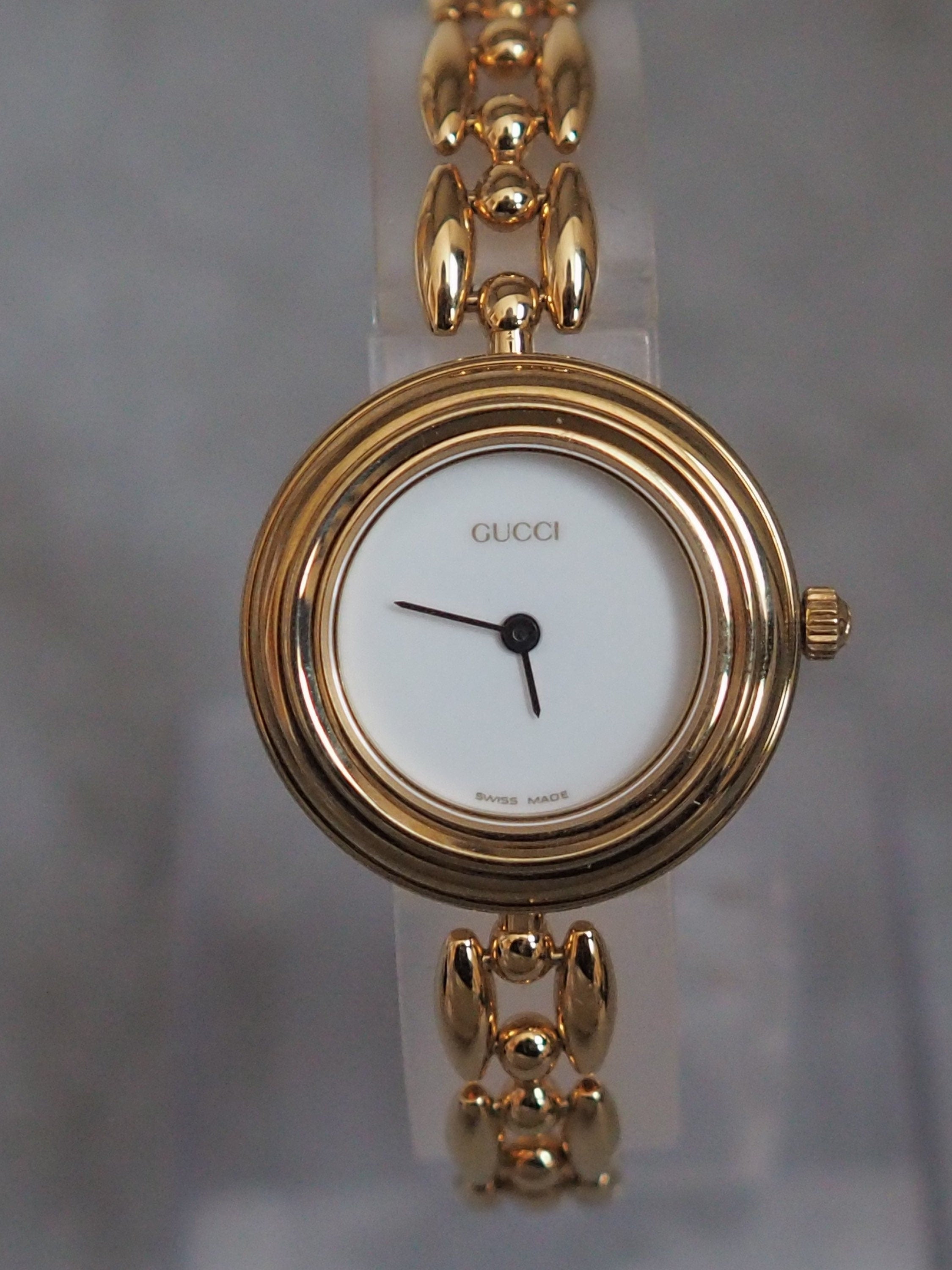 GUCCI Accessories Change Bezel 6 colors Bangle watch Wristwatch Gold