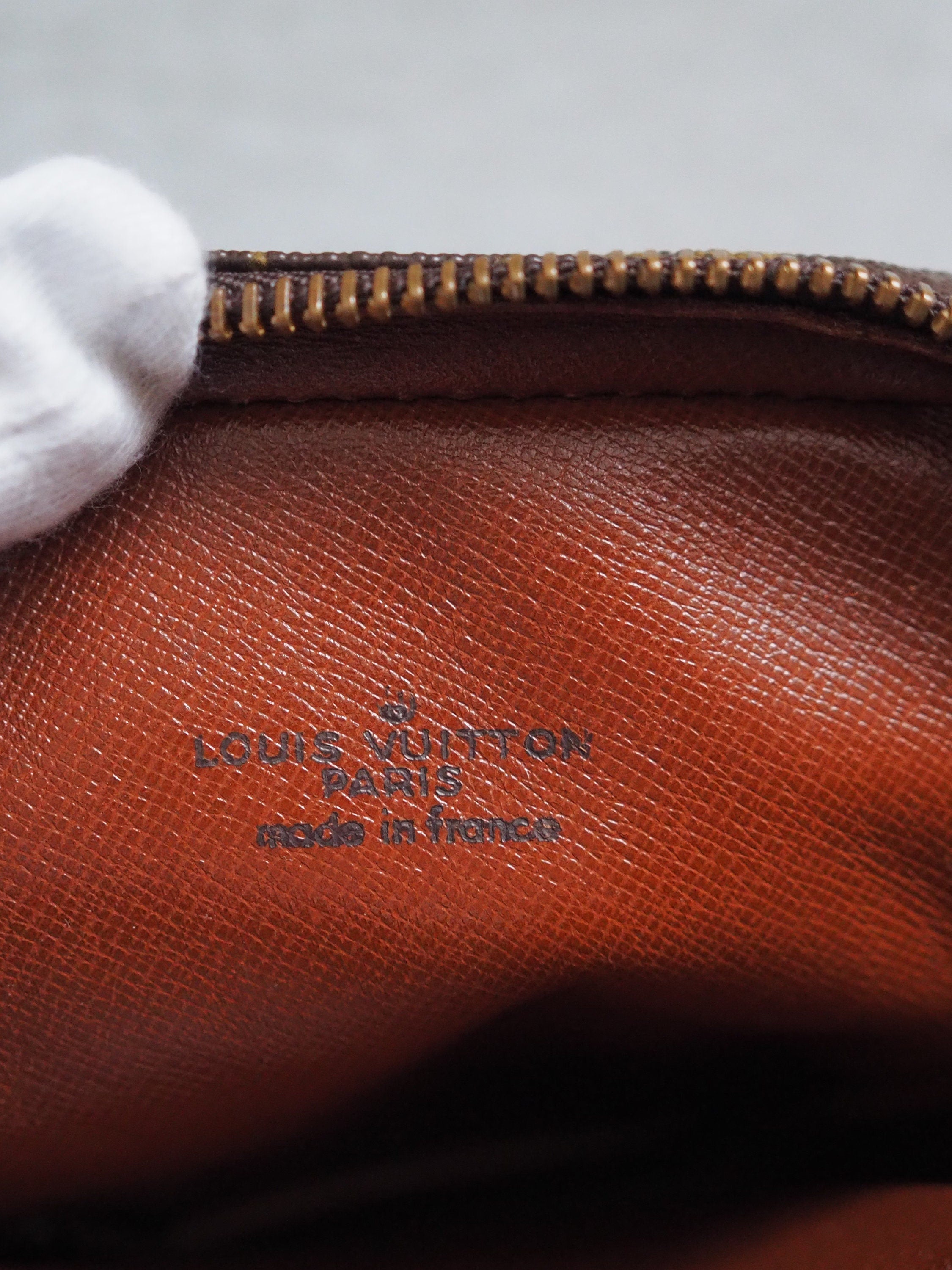 LOUIS VUITTON Shoulder Bag Mini Danube Browns Monogram Vintage lv Authentic