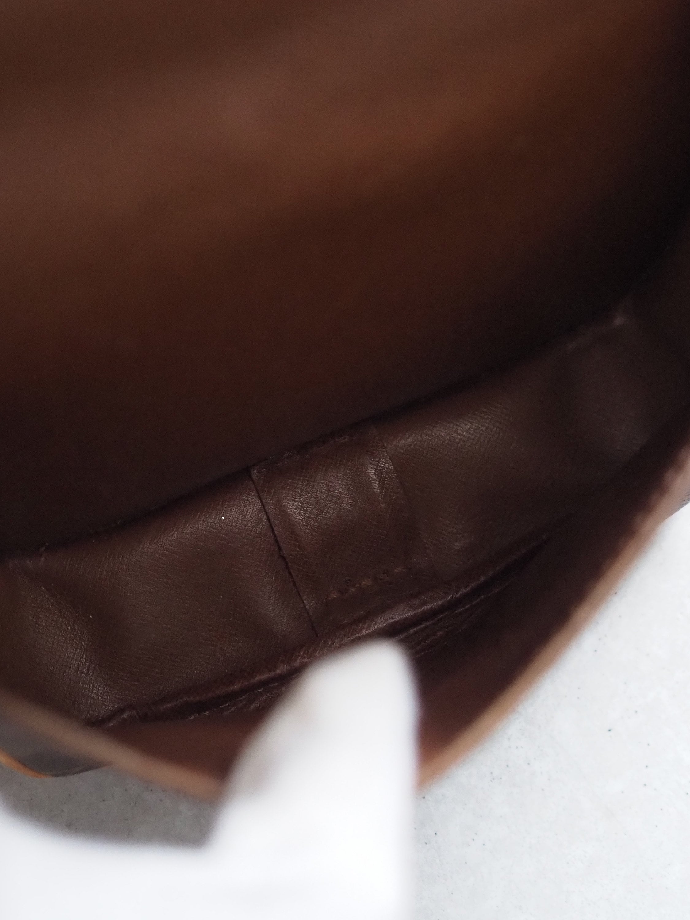 LOUIS VUITTON Monogram Mini Cartouchiere PM Shoulder bag Vintage Authentic