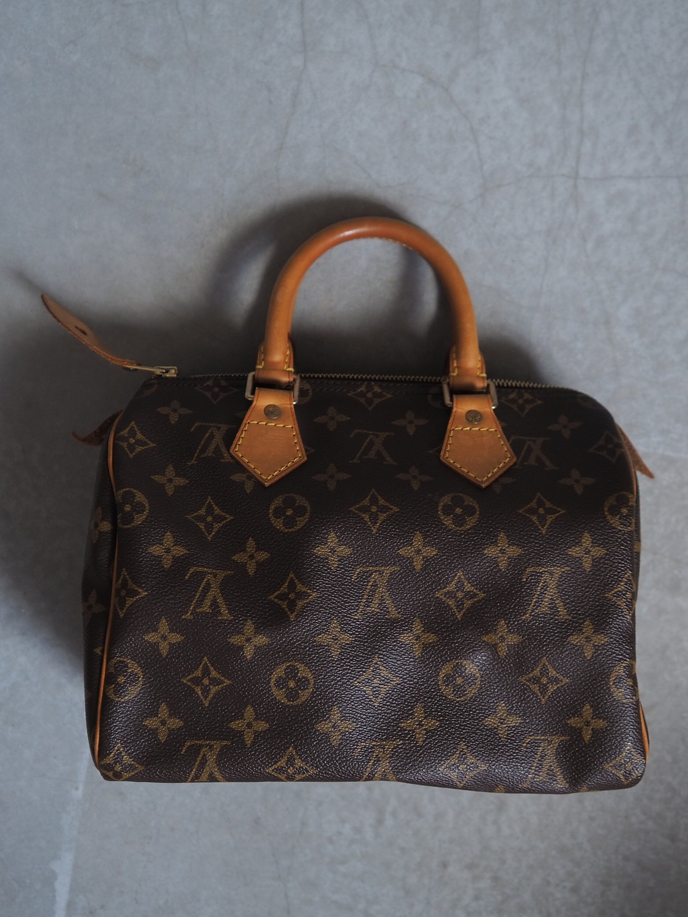 LOUIS VUITTON Speedy 25 Monogram Boston Hand Bag M41528 Purse Authentic