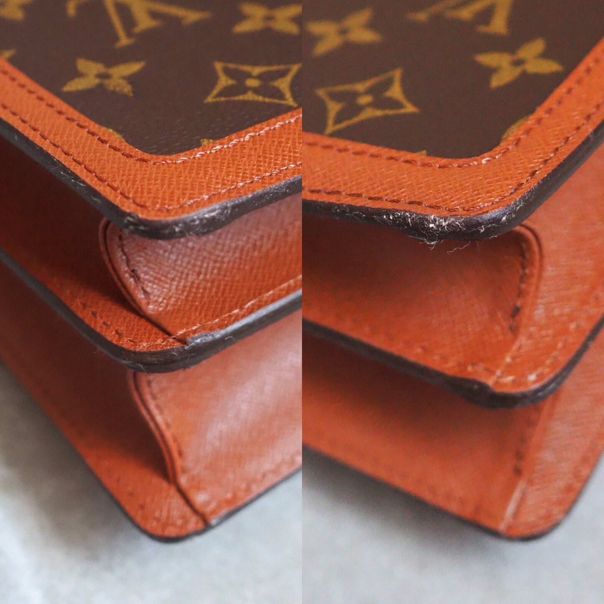 LOUIS VUITTON Monogram Raspail Shoulder Bag M51372 Vintage Authentic