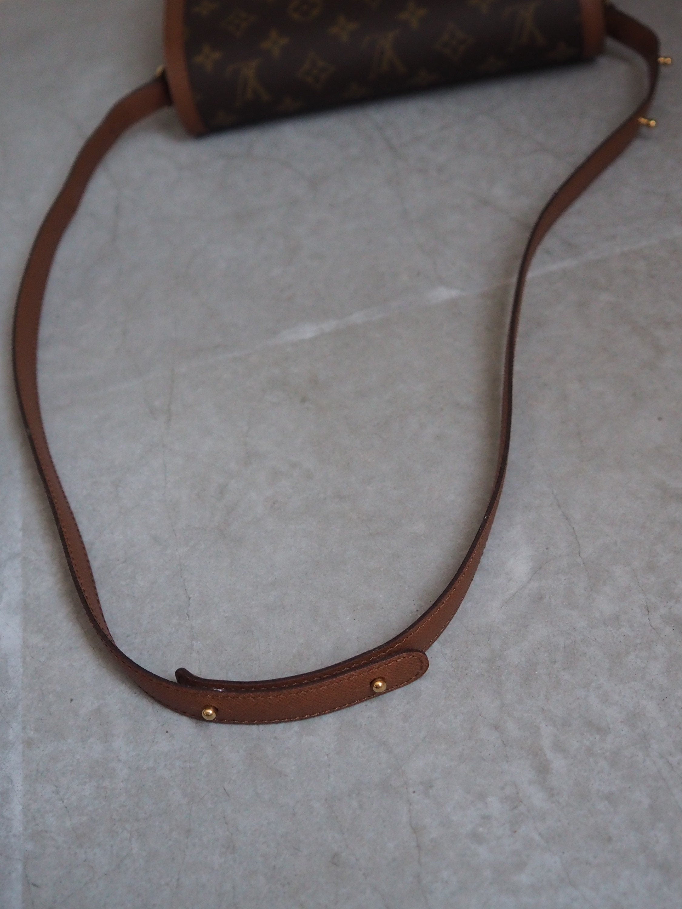 LOUIS VUITTON Monogram Raspail Shoulder Bag M51372 Vintage Authentic