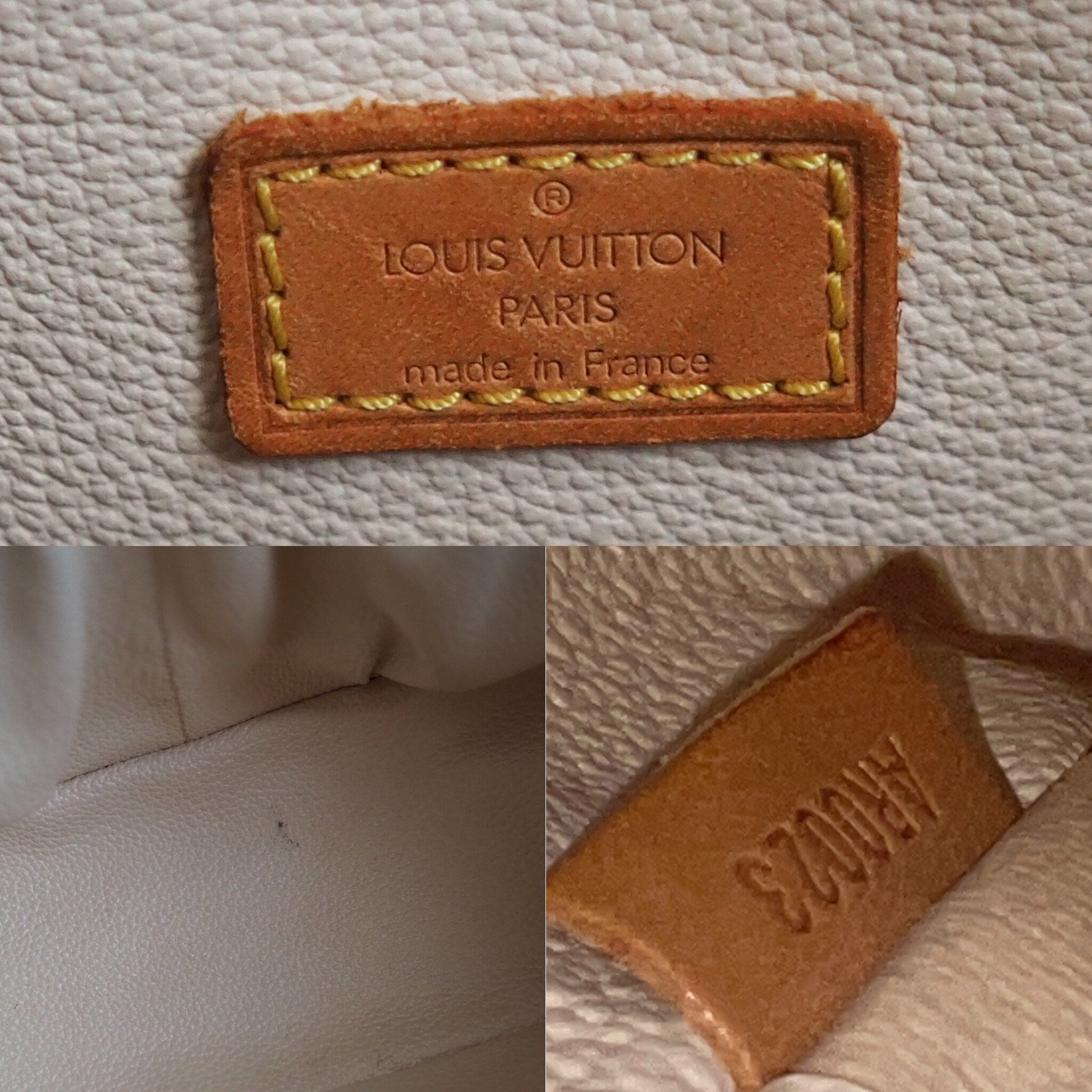 LOUIS VUITTON Monogram Spontini M47500 Shoulder Bag Brown Authentic