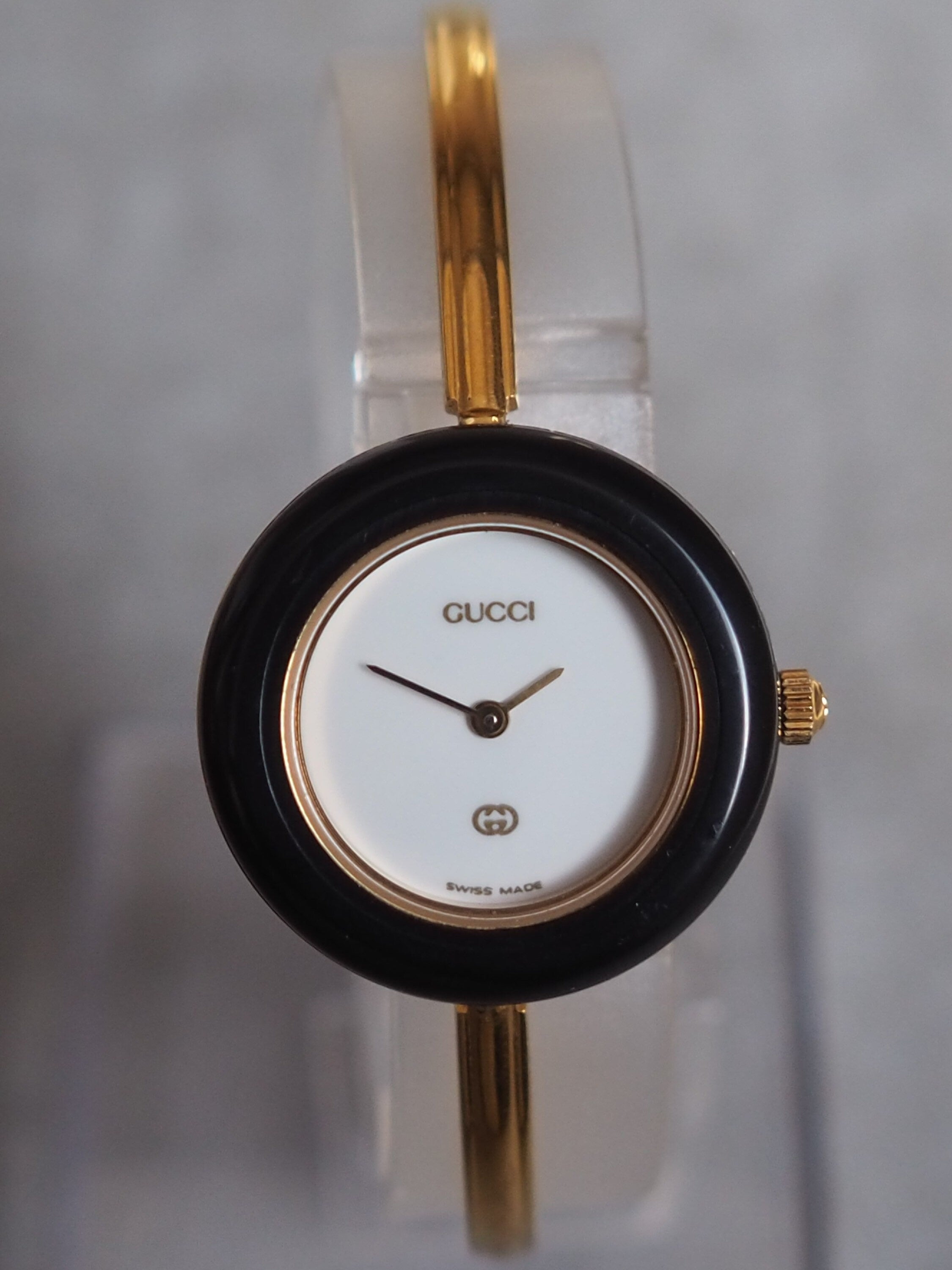GUCCI Accessories Change Bezel 12 colors Bangle watch Wristwatch Gold