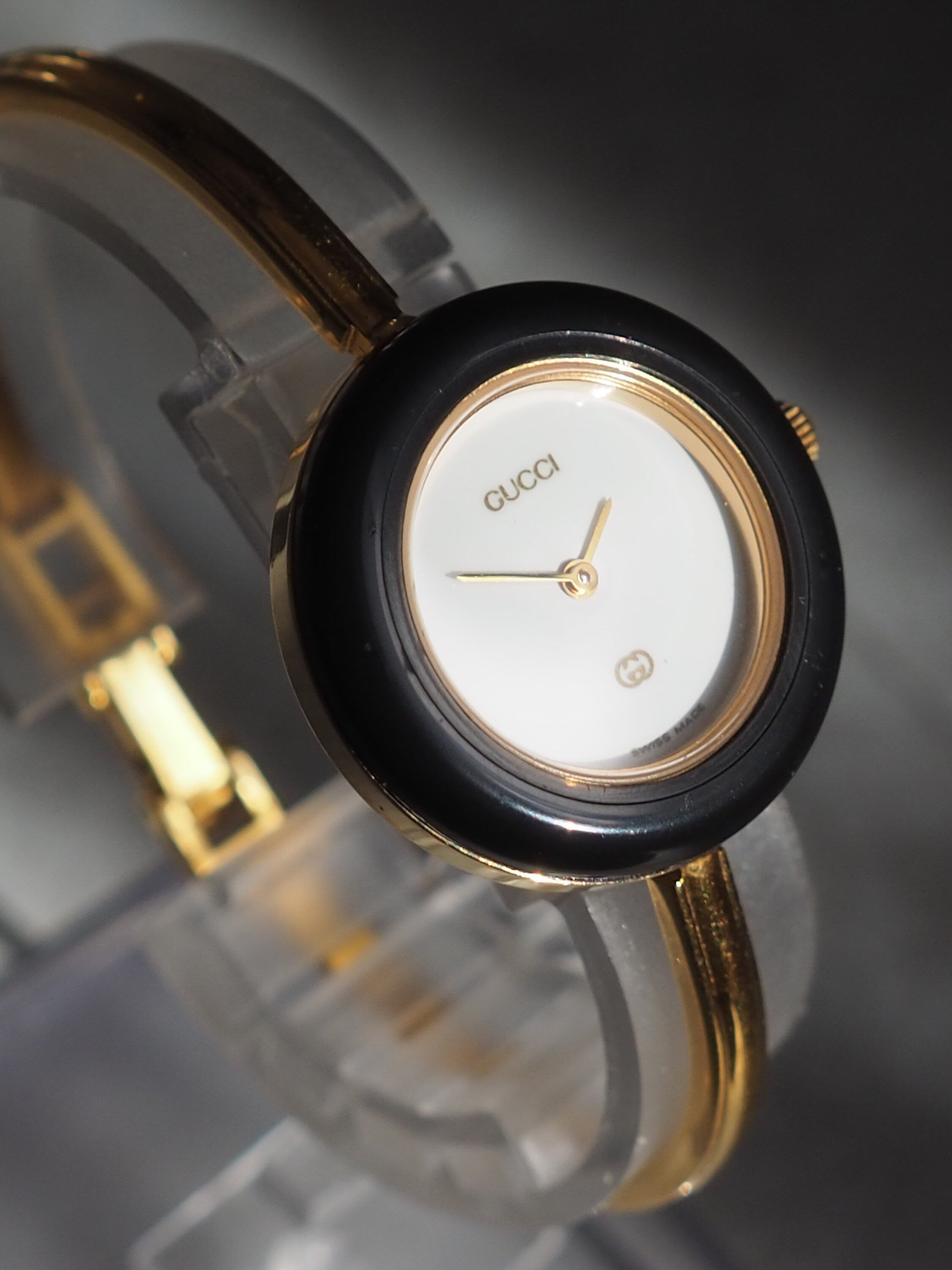 GUCCI Accessories Change Bezel 12 colors Bangle watch Wristwatch Gold