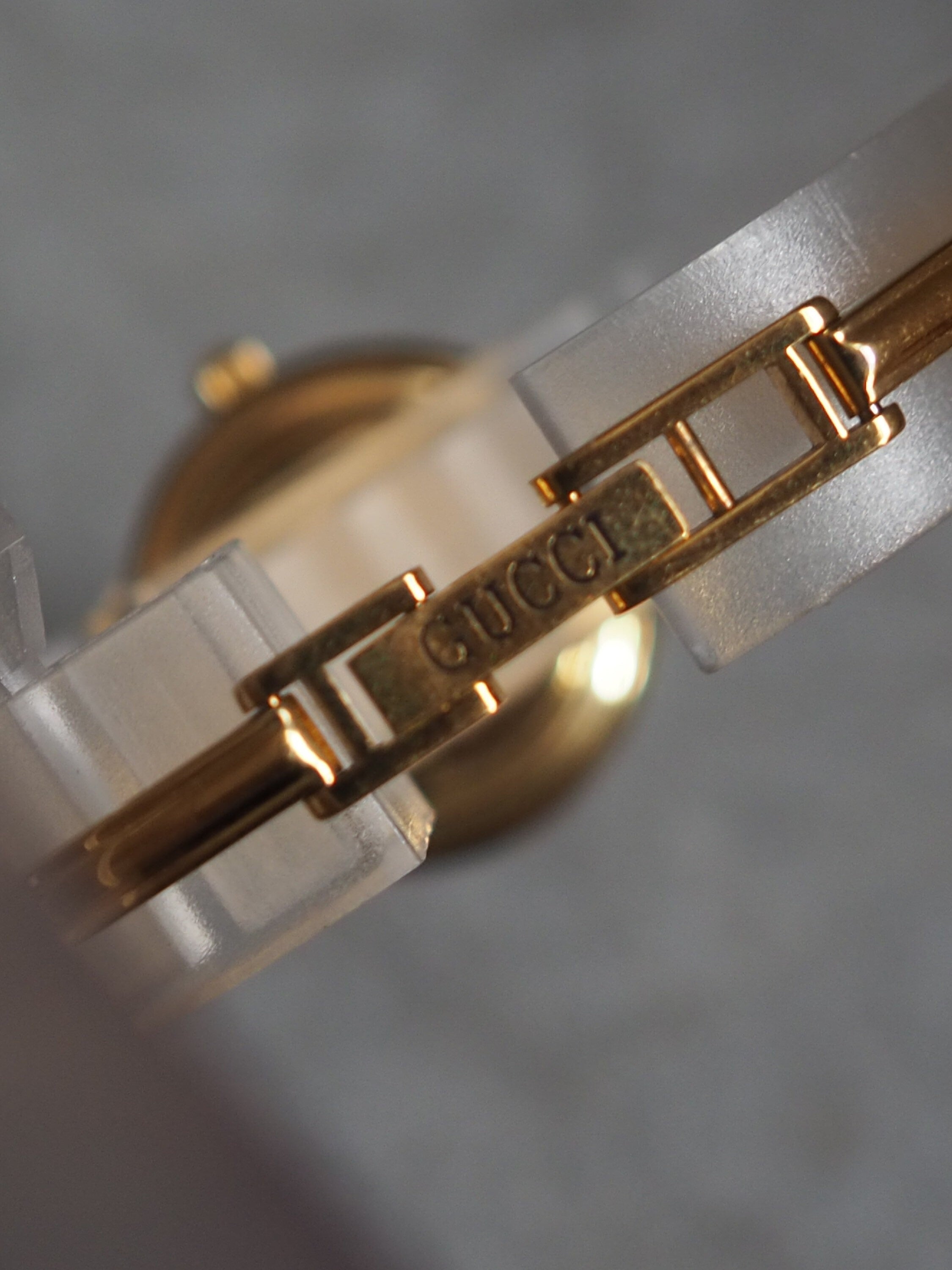 GUCCI Accessories Change Bezel 12 colors Bangle watch Wristwatch Gold