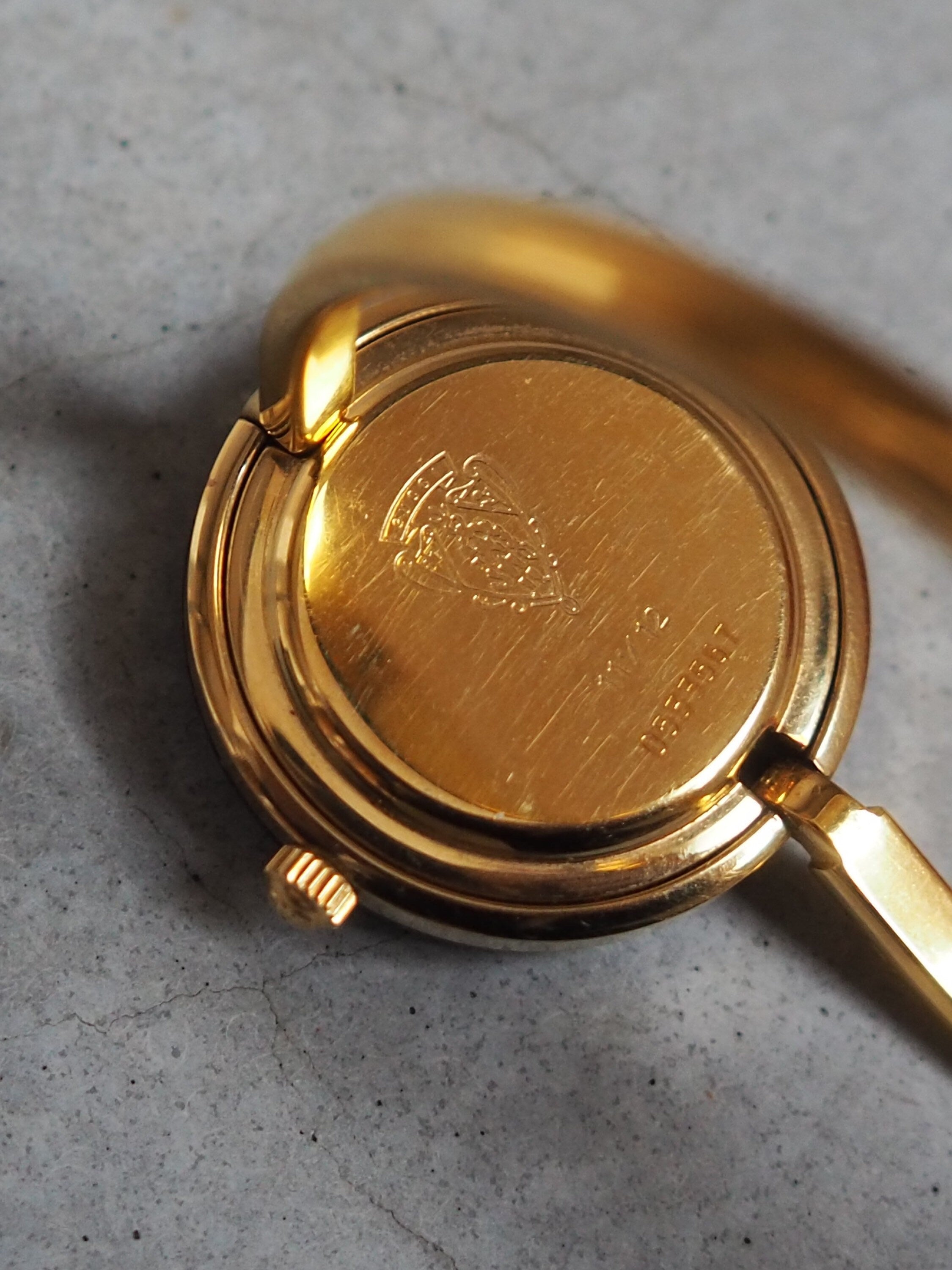 GUCCI Accessories Change Bezel 12 colors Bangle watch Wristwatch Gold