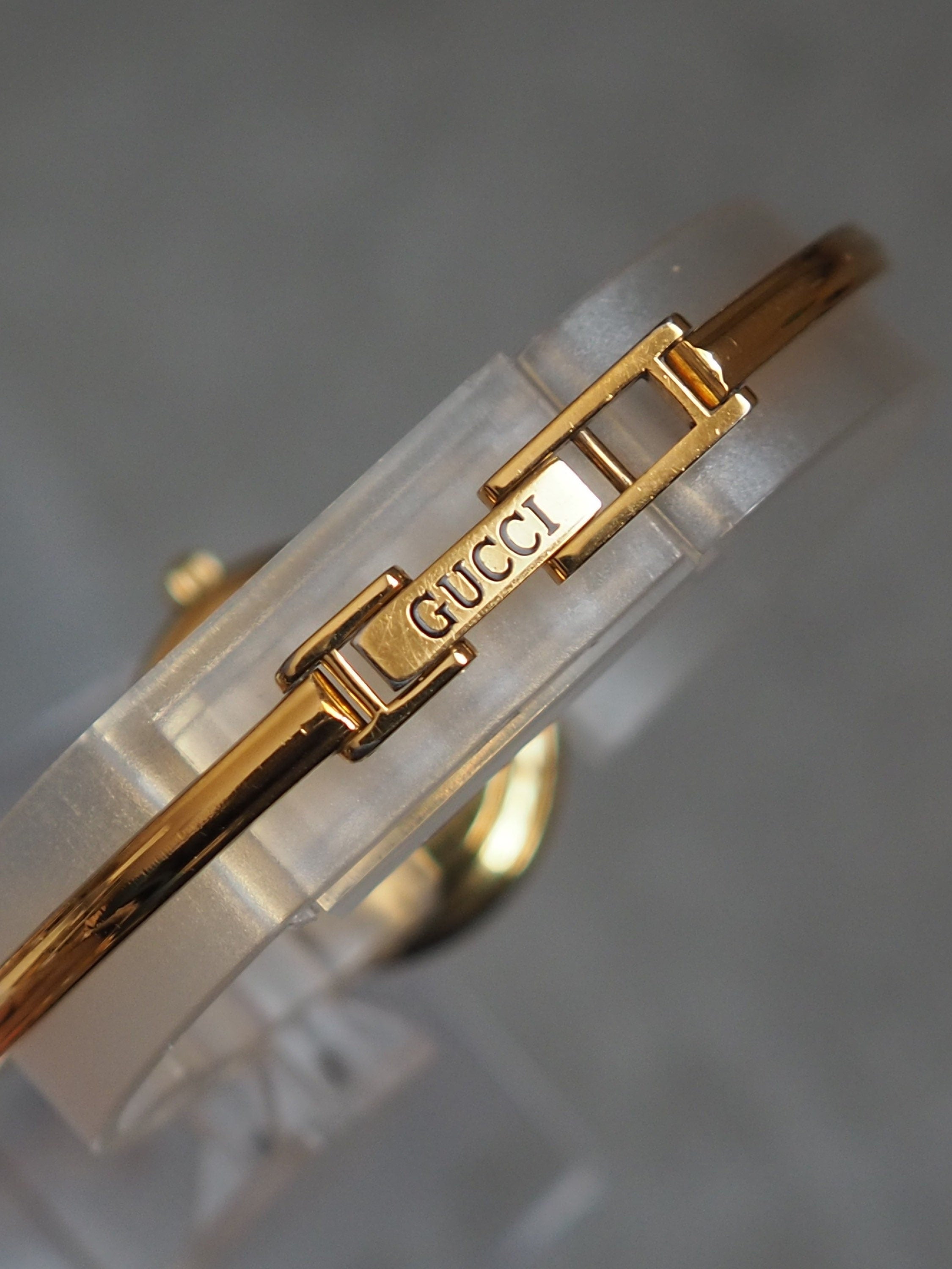 GUCCI Accessories Change Bezel 12 colors Bangle watch Wristwatch Gold