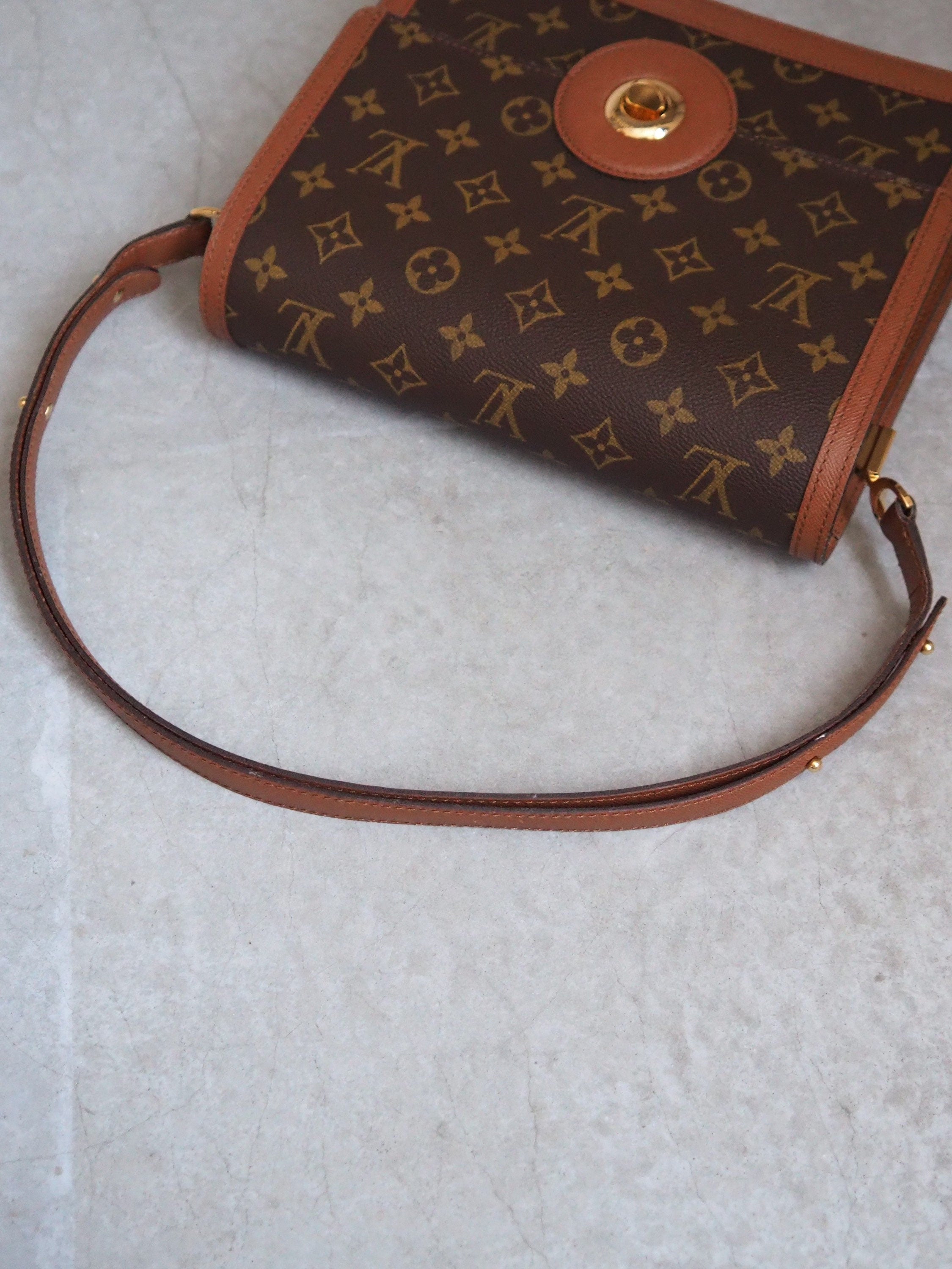 LOUIS VUITTON Monogram Raspail Shoulder Bag M51372 Vintage Authentic