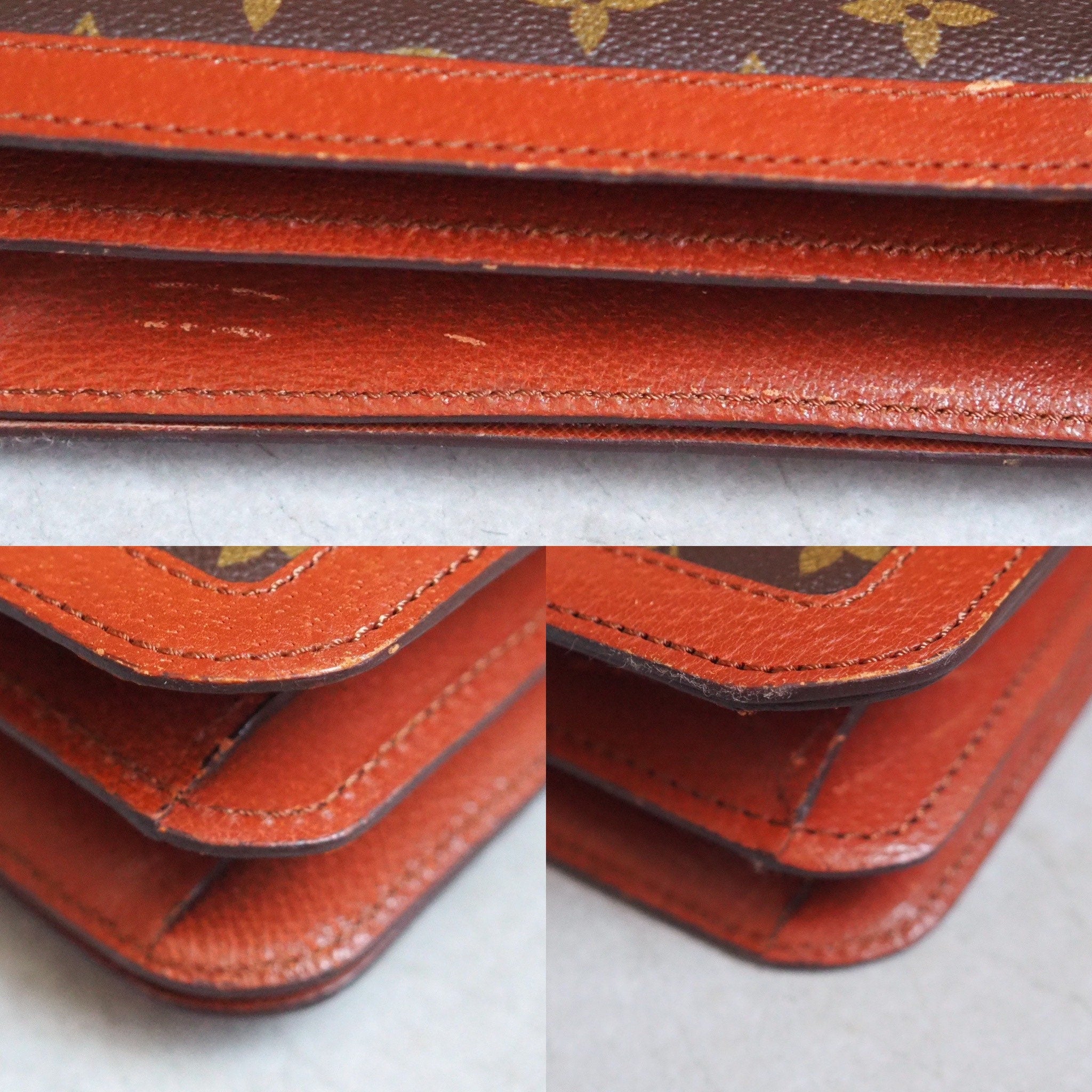 LOUIS VUITTON Monogram Sac Rond Point Shoulder Bag D5107 Authentic