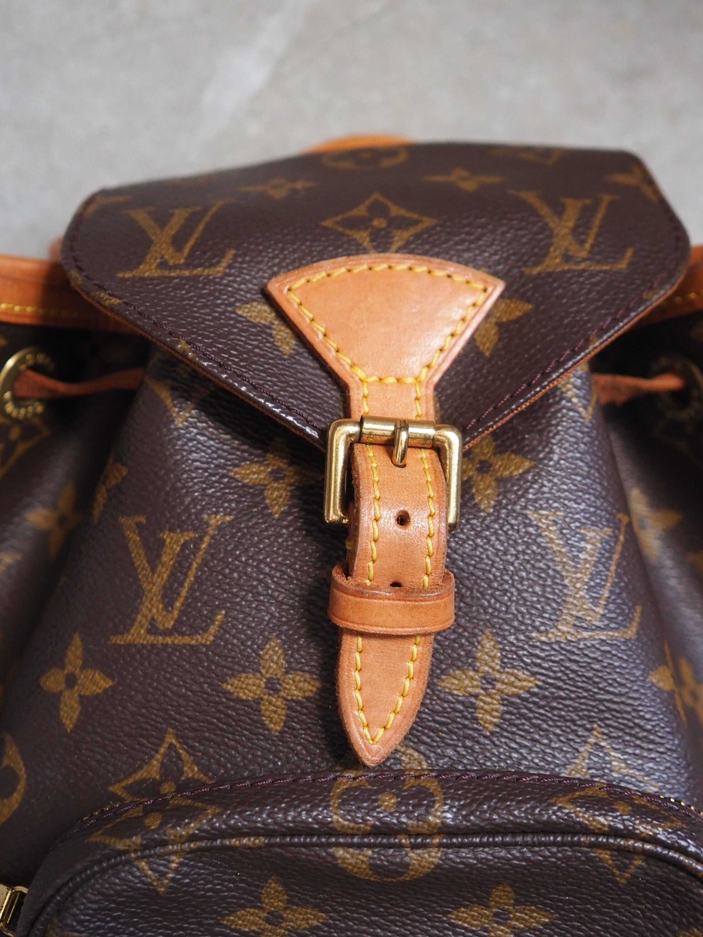 LOUIS VUITTON Monogram Mini Montsouris PM Backpack Vintage Authentic