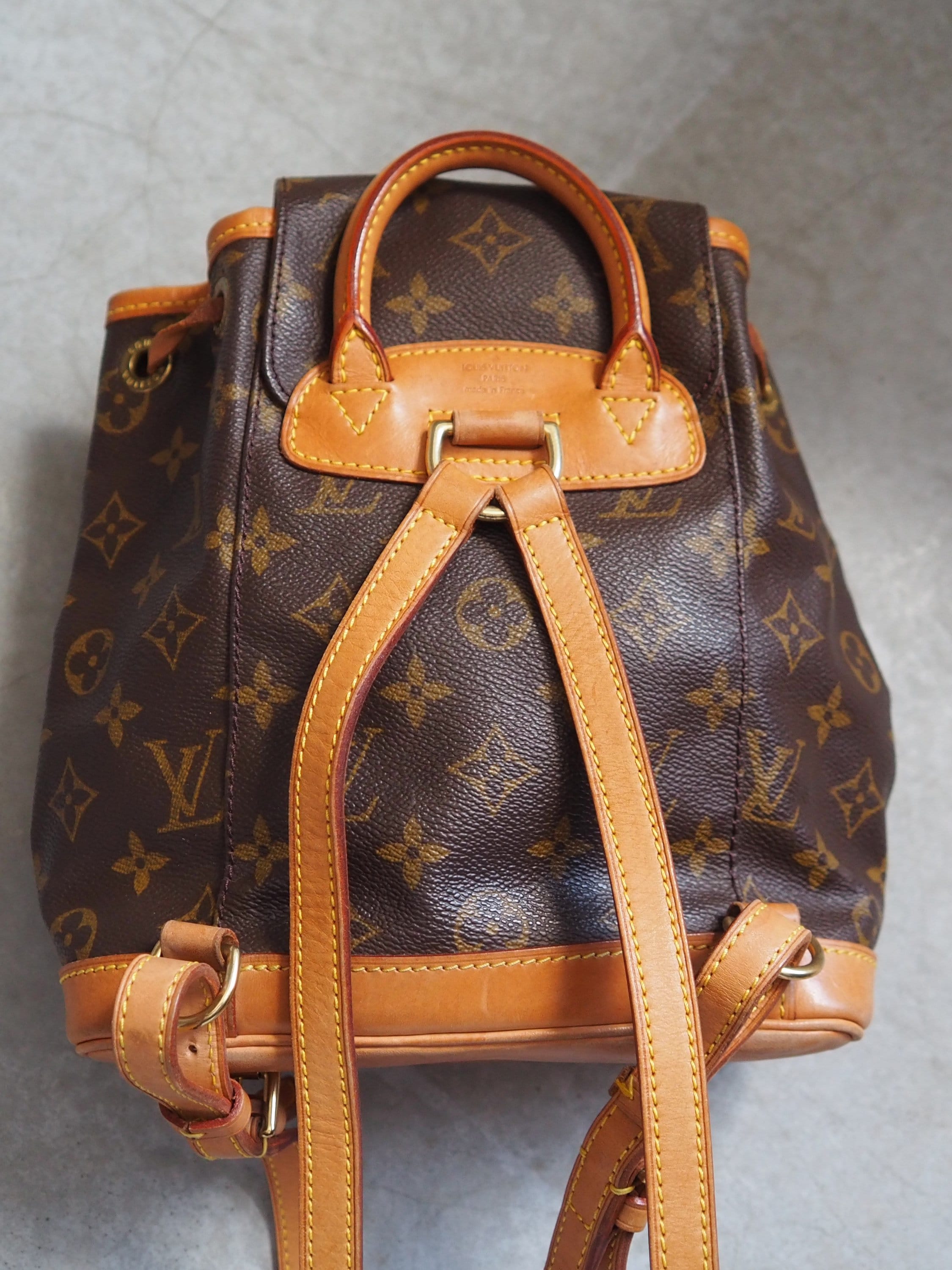 LOUIS VUITTON Monogram Mini Montsouris PM Backpack Vintage Authentic